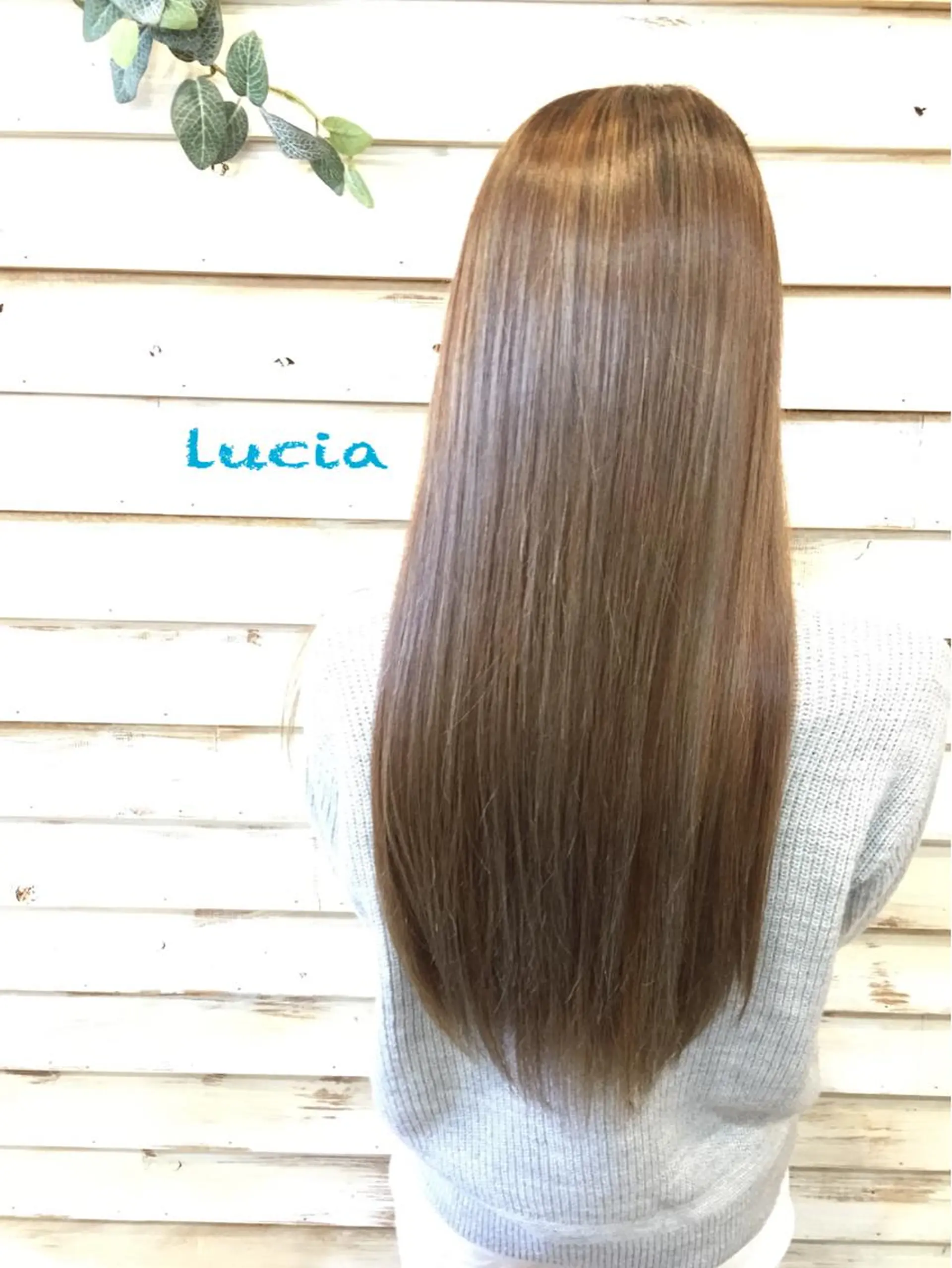 ロング アッシュ ハイライト トリートメント カラー特化サロン茶屋 町Furukuboのヘアスタイル