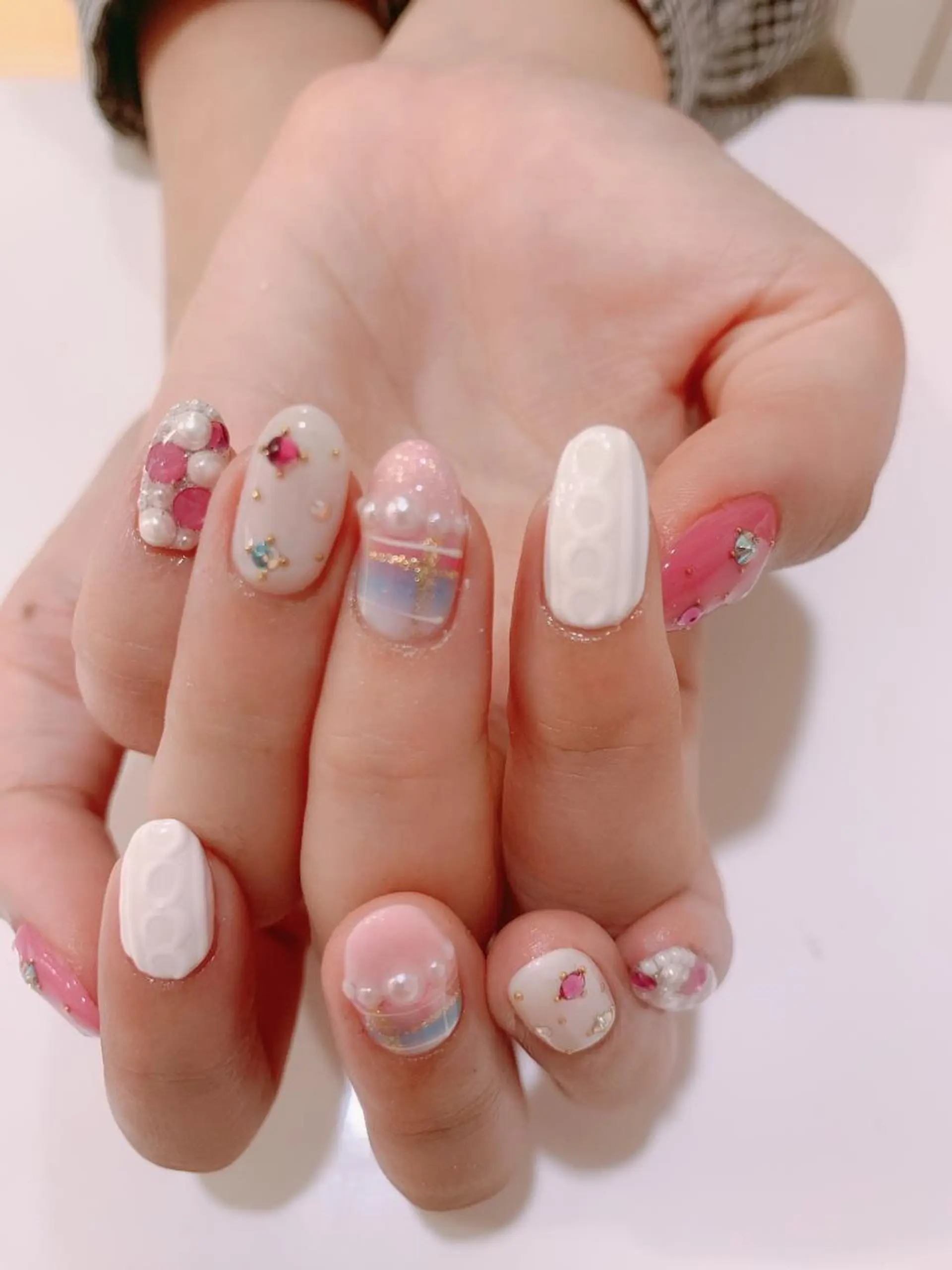 ネイル 長さだし専門店 M2　rikaのネイルデザイン