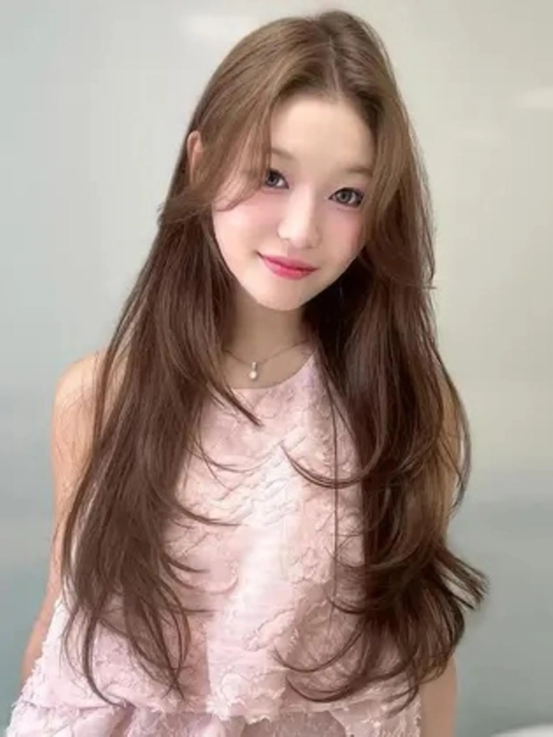 カラー カット トリートメント ヘアセット 韓国スタイル🇰🇷 トレンドレイヤー🪡のヘアスタイル