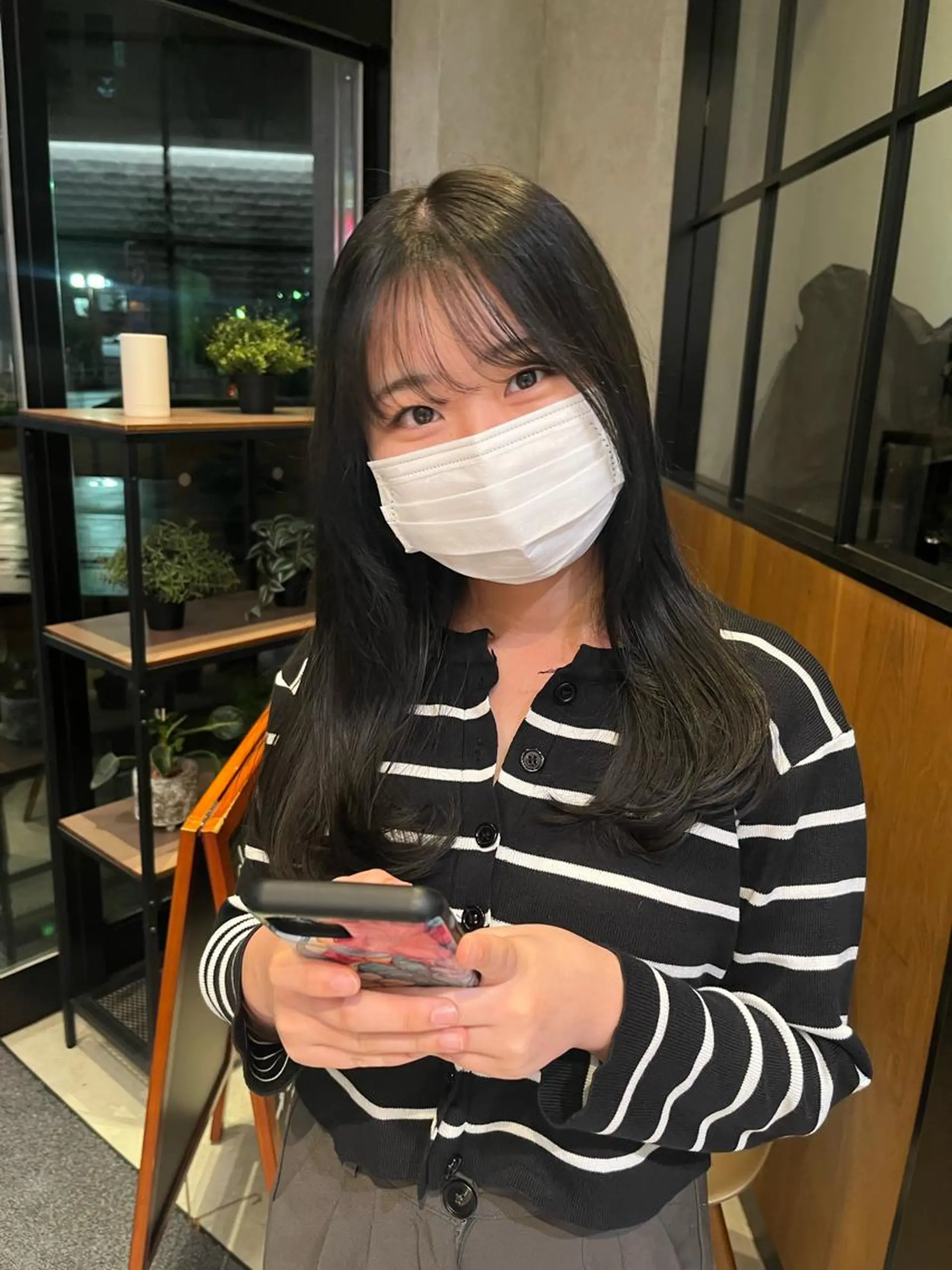 セミロング カラー ヘアアレンジ yuuri🎀/大宮 /韓国ヘア/レイヤーのヘアスタイル