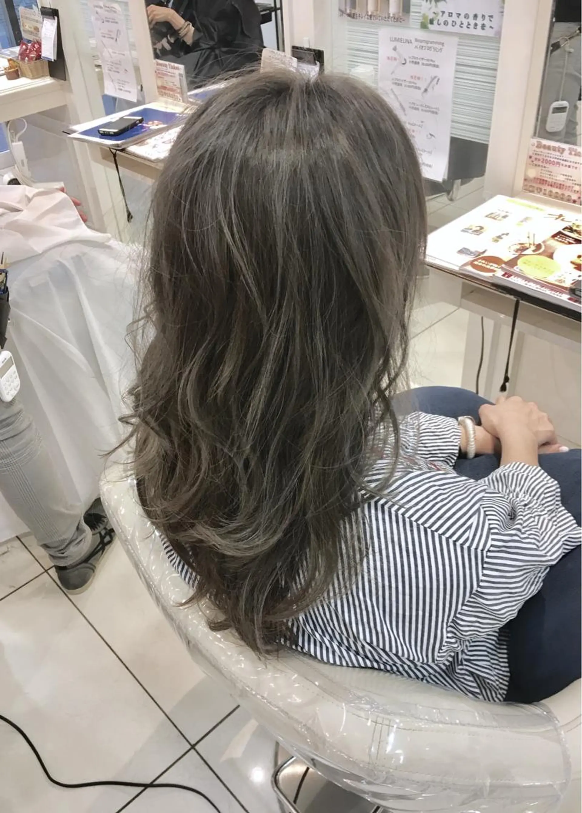 ロング カラー 髪質改善/美髪矯正 マネージャー福永のヘアスタイル