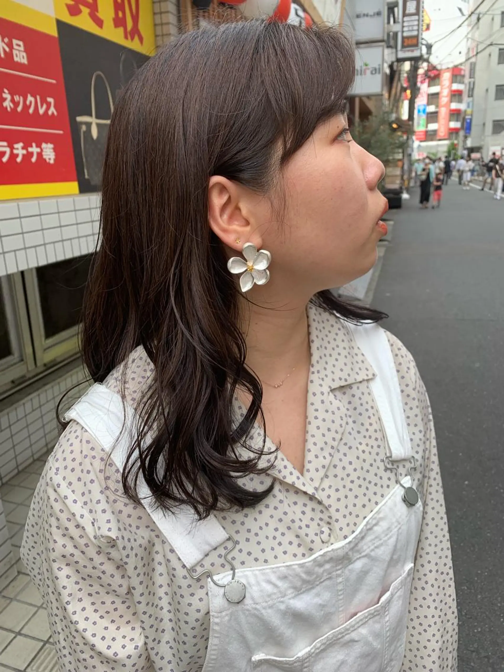 ミディアム カラー ヘアアレンジ 🫧透明感カラー/ ボブ/小笠原汐海🪽のヘアスタイル