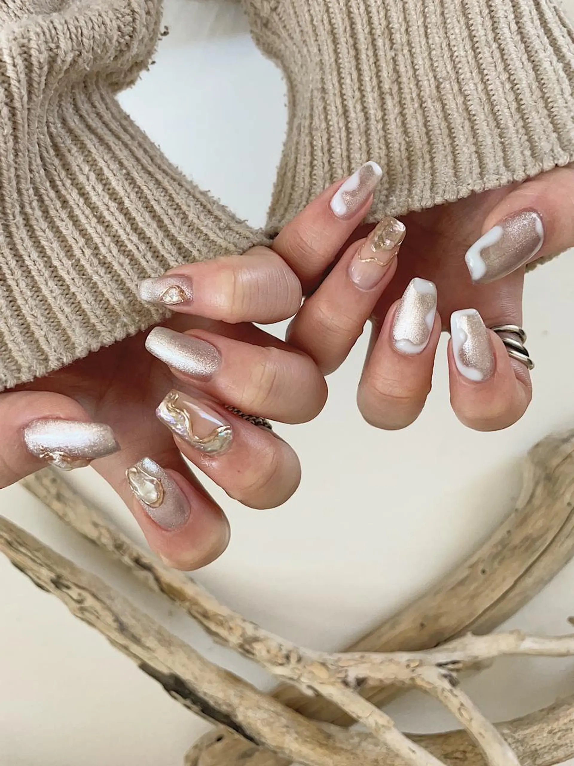 ネイル ハンドネイル Radia bykaonailsのネイルデザイン