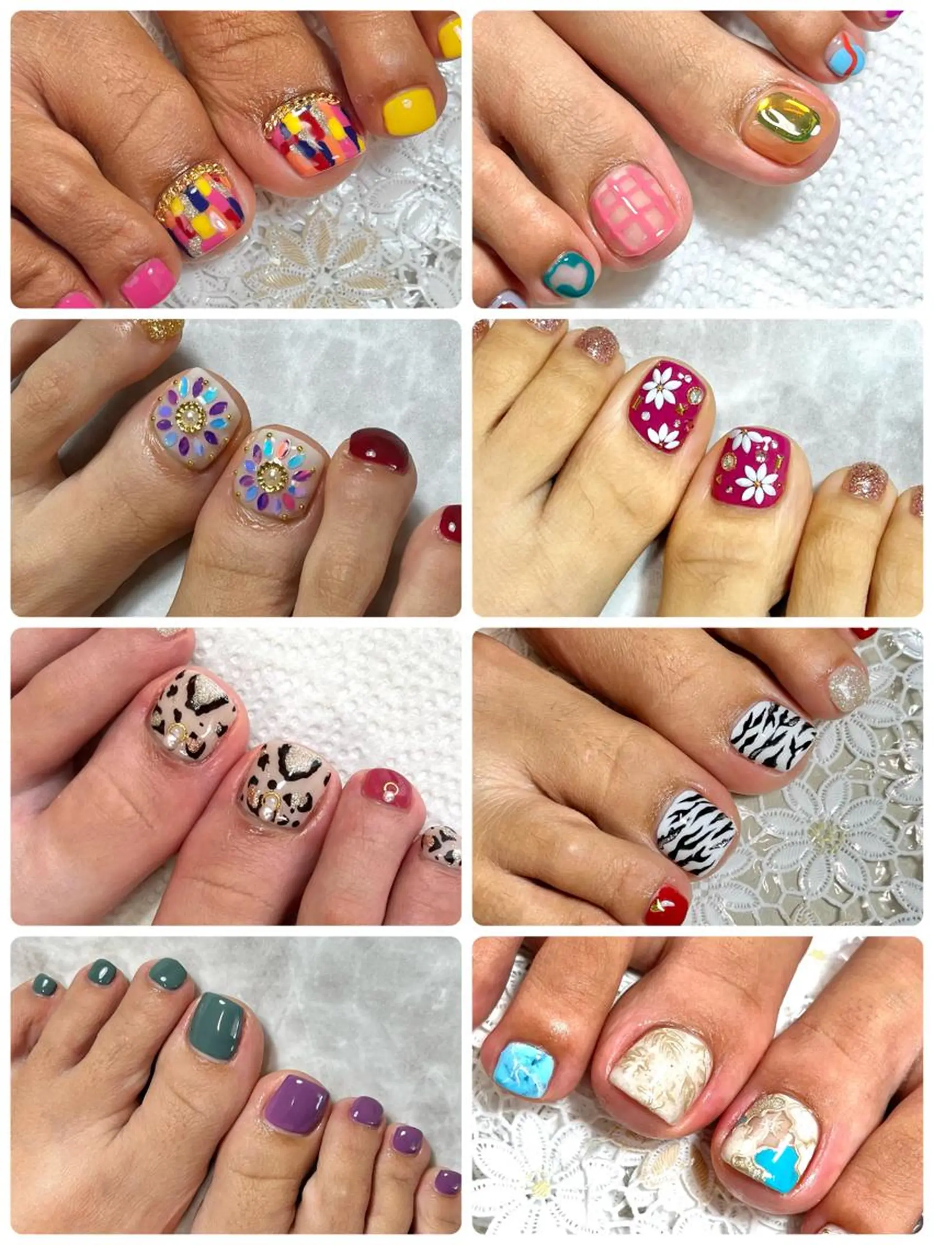 ネイル 成人式 フットネイル ジェルネイル キラキラネイル 韓国ネイル nails' it...のネイルデザイン