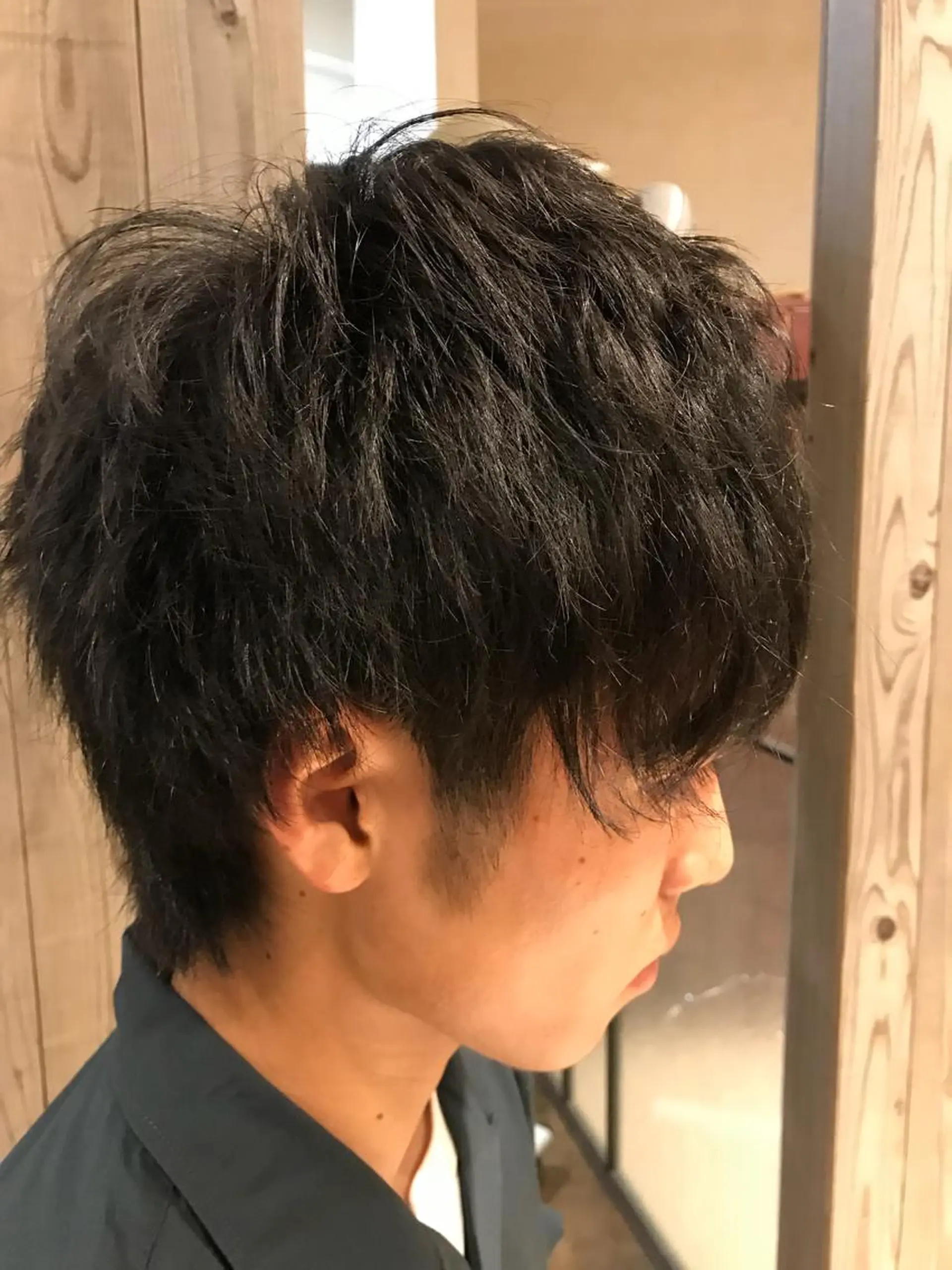 メンズ レイヤー・波巻き RYOSUKEのヘアスタイル