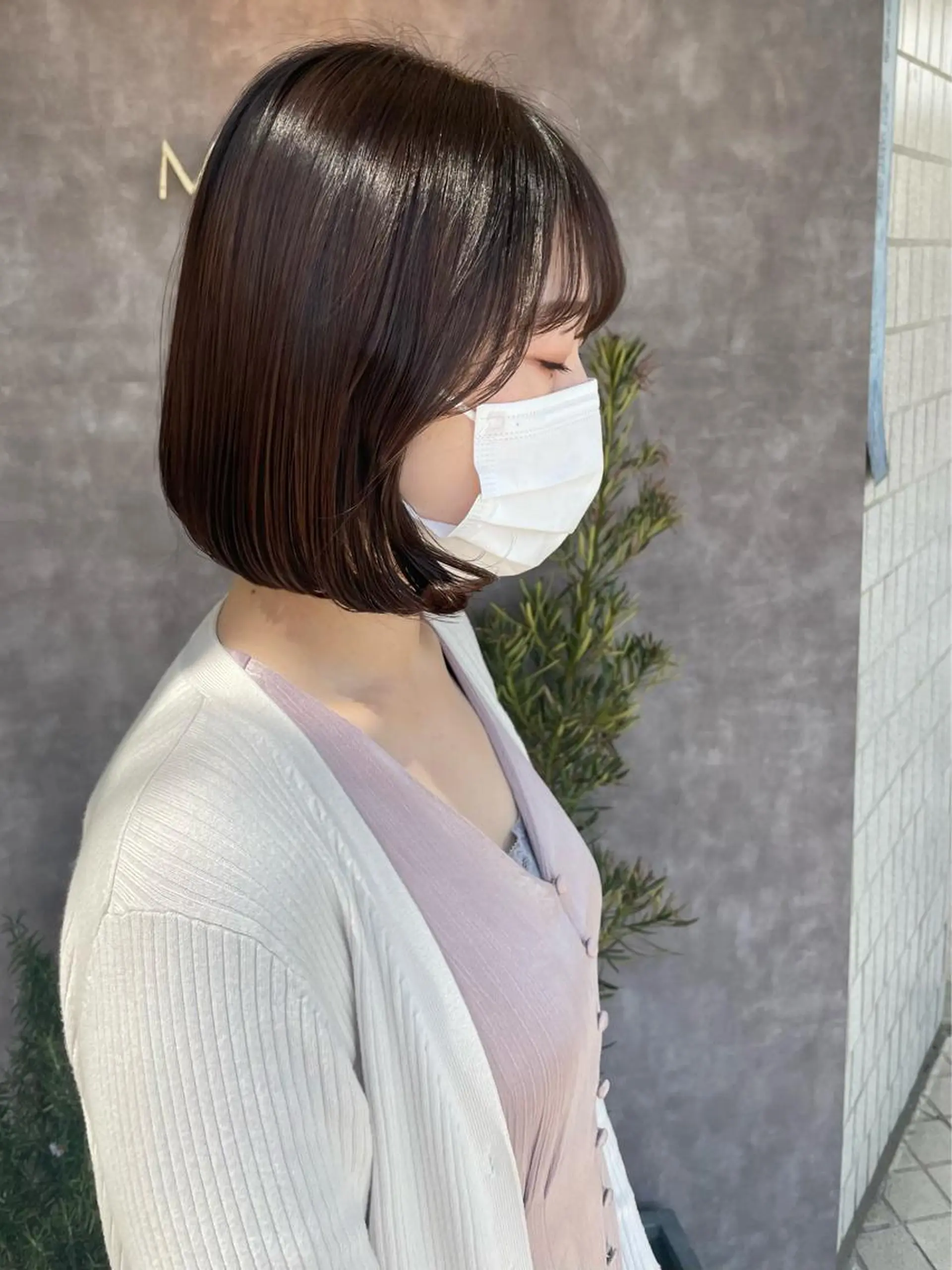 ショート ボブ 竹田 紀美のヘアスタイル