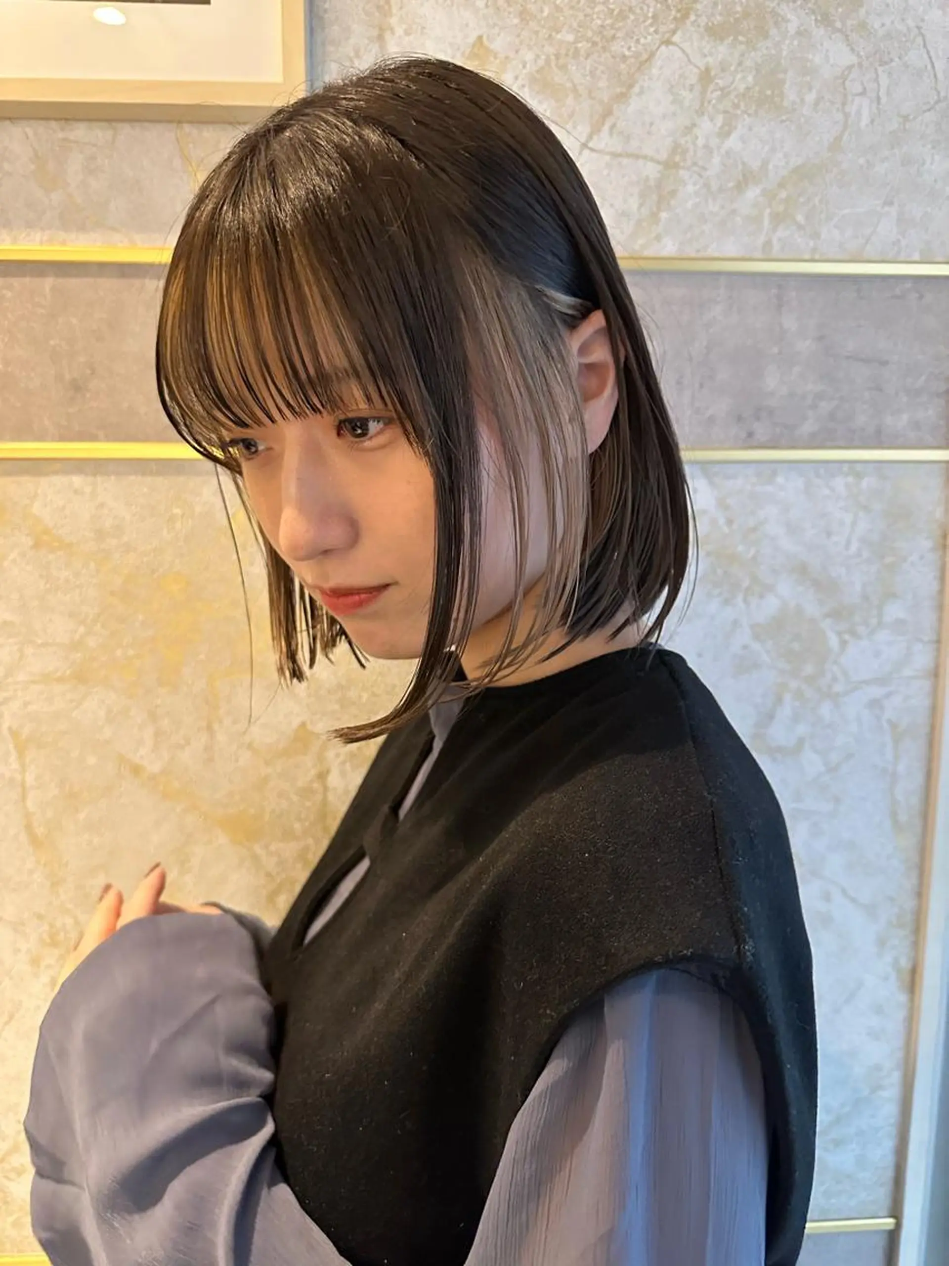 ミディアム 🔴心斎橋髪質改善 鈴木佑弥🔴のヘアスタイル