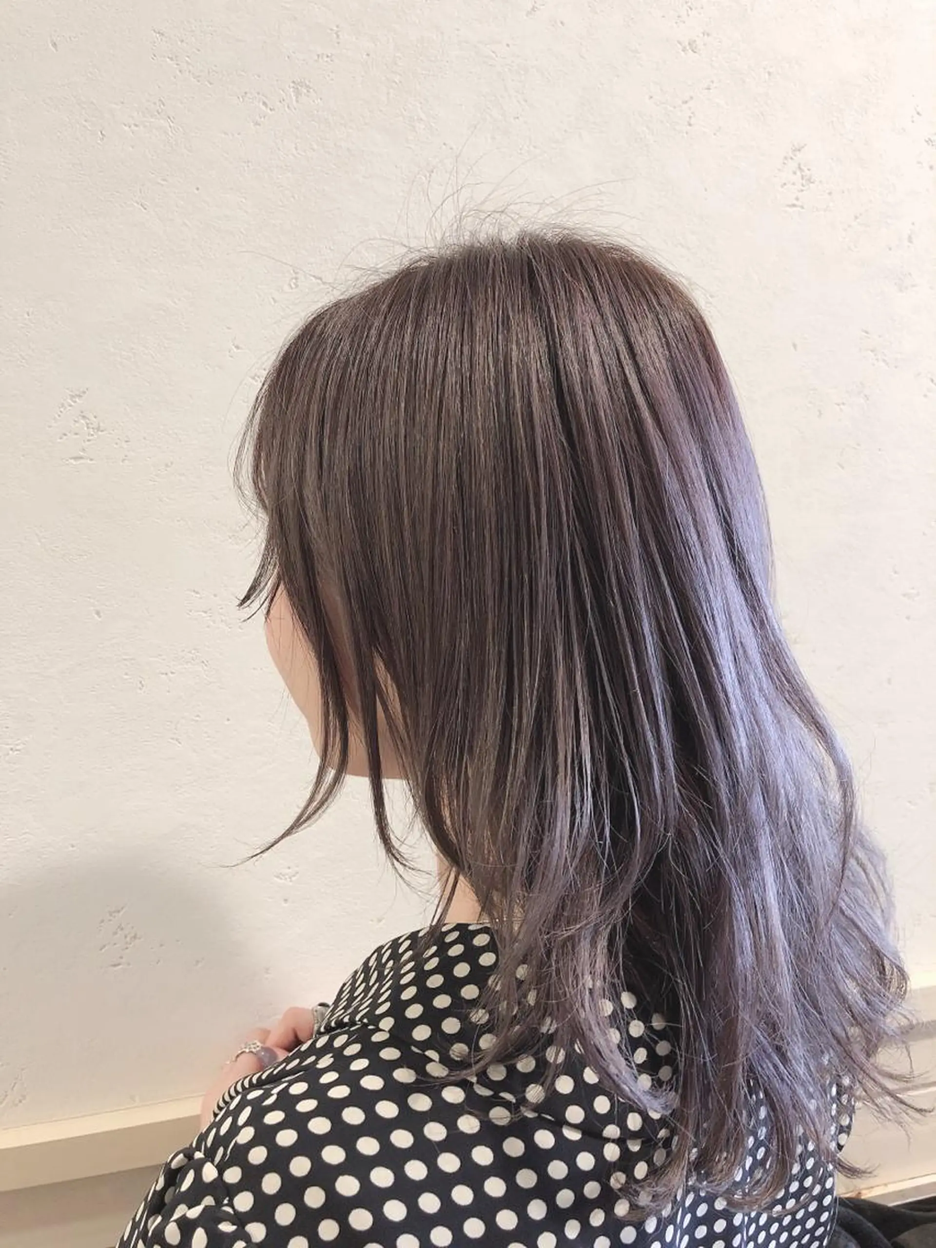 カラー ダブルカラー あき えいみのヘアスタイル