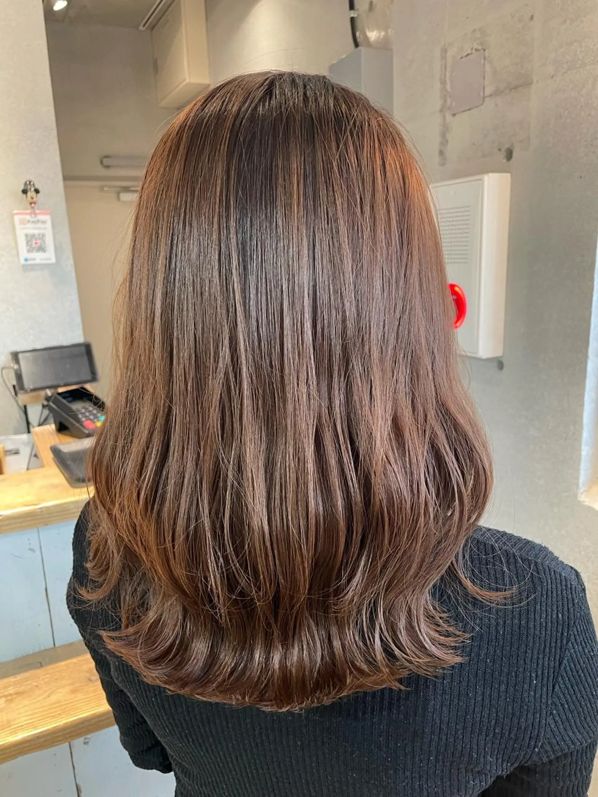 ロング カラー カット ヘアカラー しのはら まどかのヘアスタイル