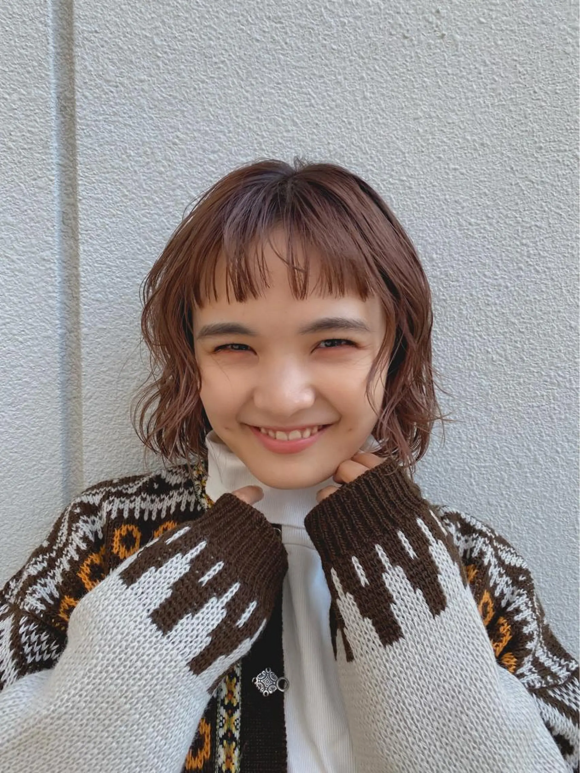 ミディアム イチカワ ミオ/ minim hairのヘアスタイル