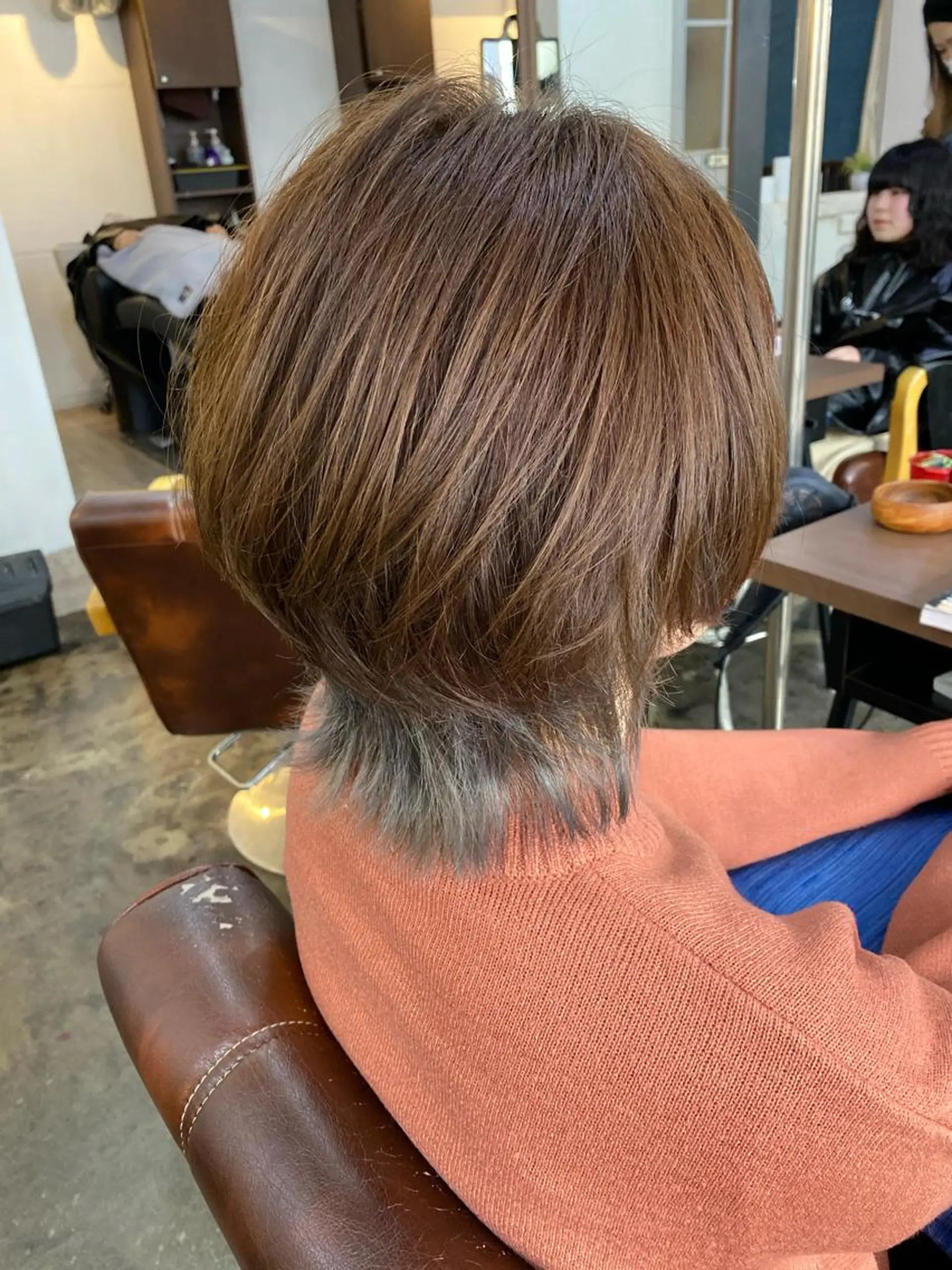 ミディアム カラー ヘアアレンジ 【艶髪×韓国風】 毛流れ職人 RYOのヘアスタイル