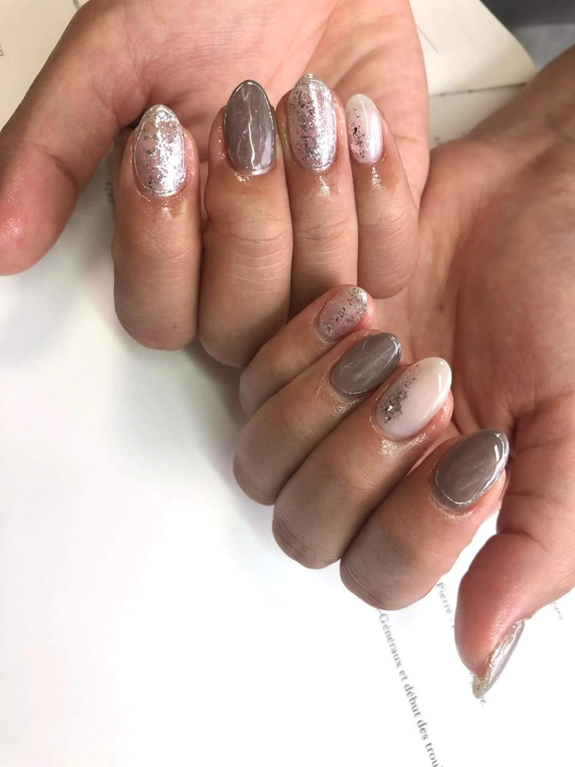 ネイル 黒葛原 めぐみのネイルデザイン