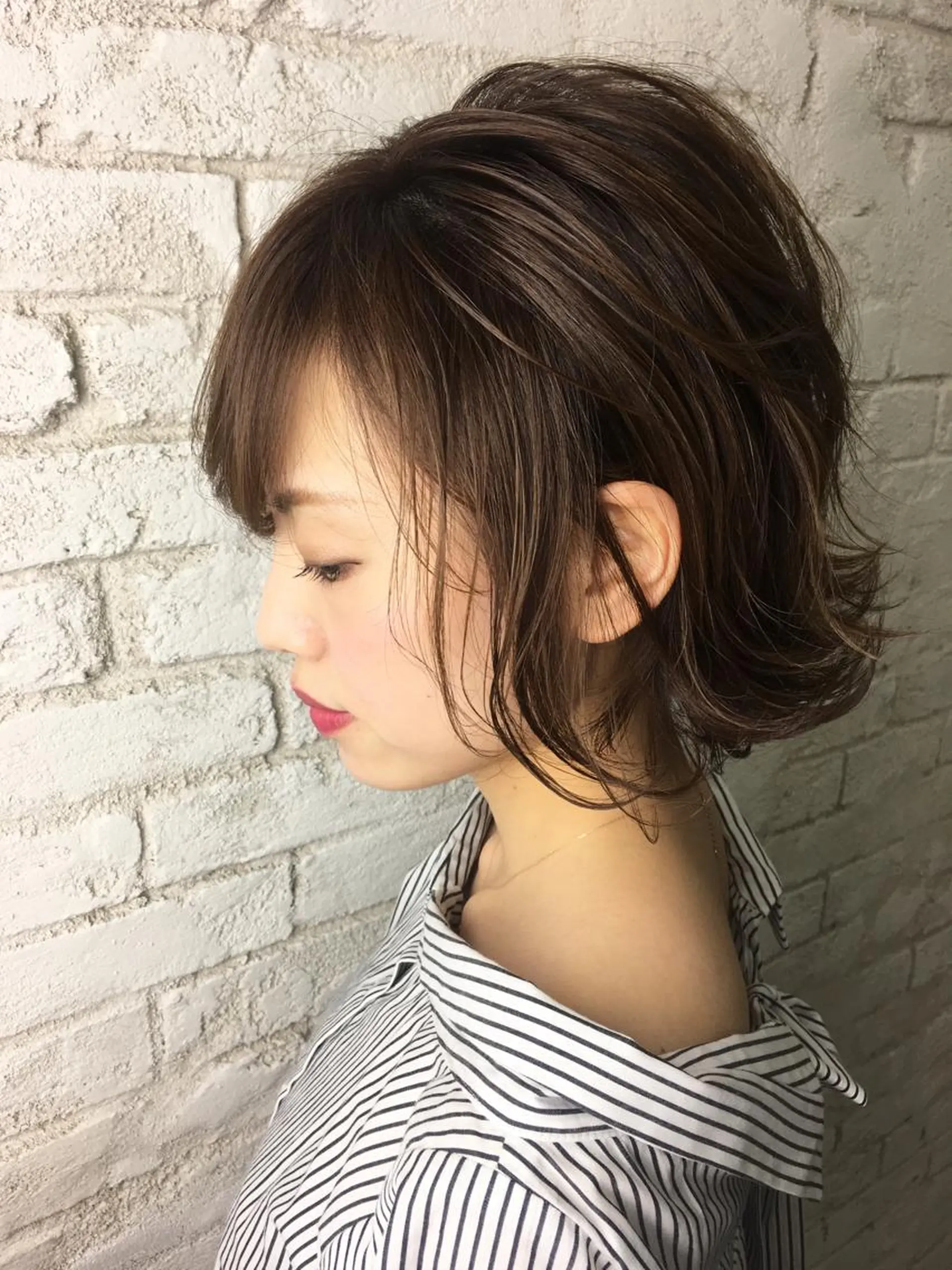 ミディアム カラー イルミナカラー boutique misakiのヘアスタイル