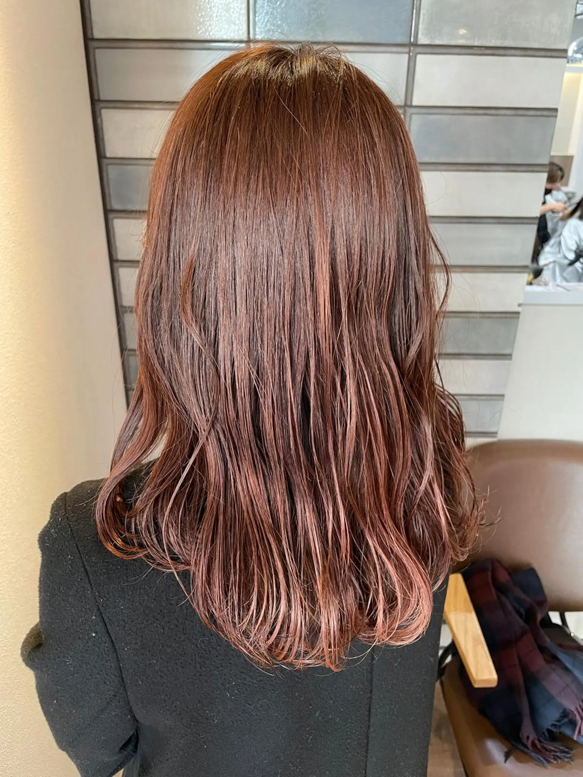 セミロング カラー カット ヘアカラー トリートメント 福永速人 /メンズパーマのヘアスタイル