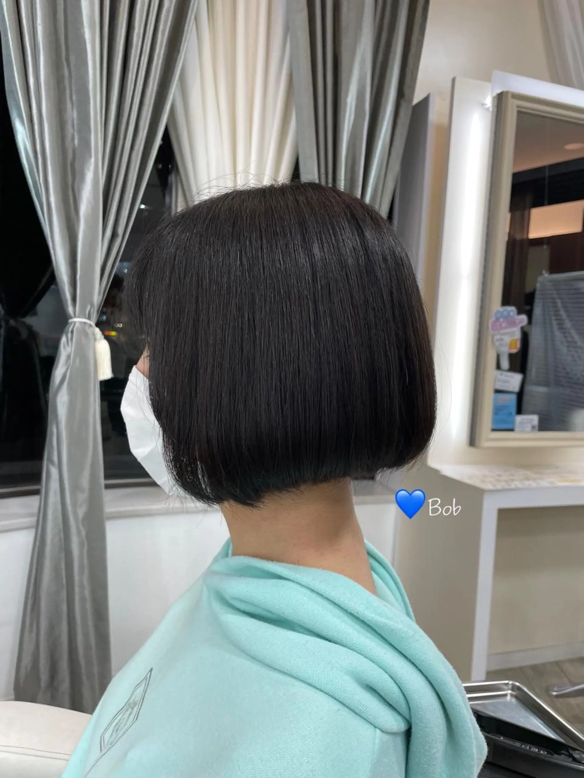 ミディアム ボブ 姫カット 豊田 智美のヘアスタイル