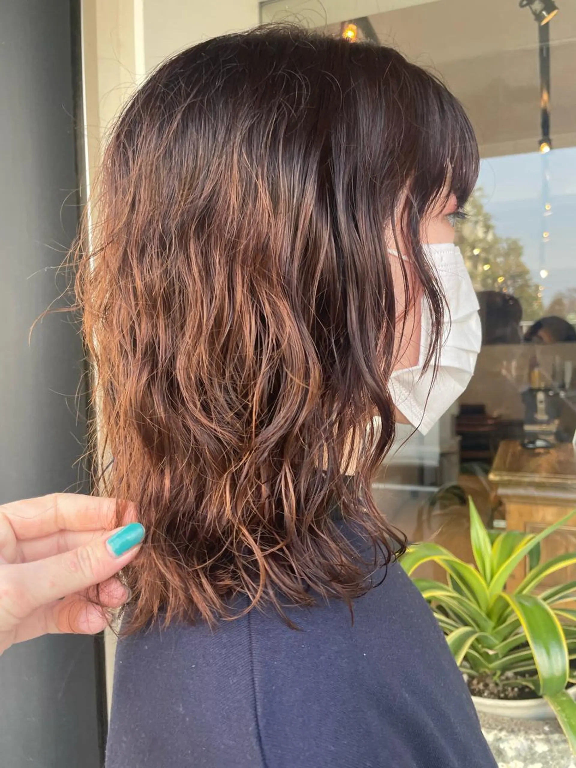 ミディアム パーマ カット パーマ HAIR.RIMA所属・鎌田 愛のヘアスタイル