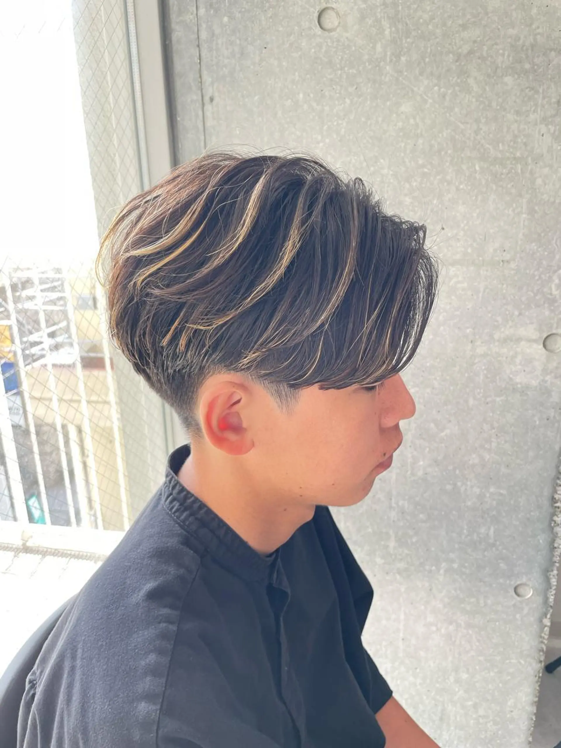 メンズ カット トリートメント ヘッドスパ ヘアセット メンズモテパーマ💙 fuwaのヘアスタイル