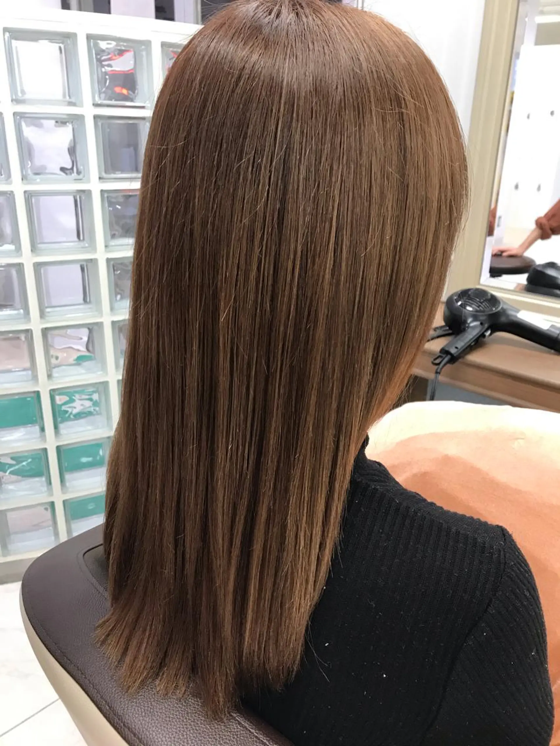 セミロング カラー 福島成美/髪質改善 縮毛矯正/カラーのヘアスタイル