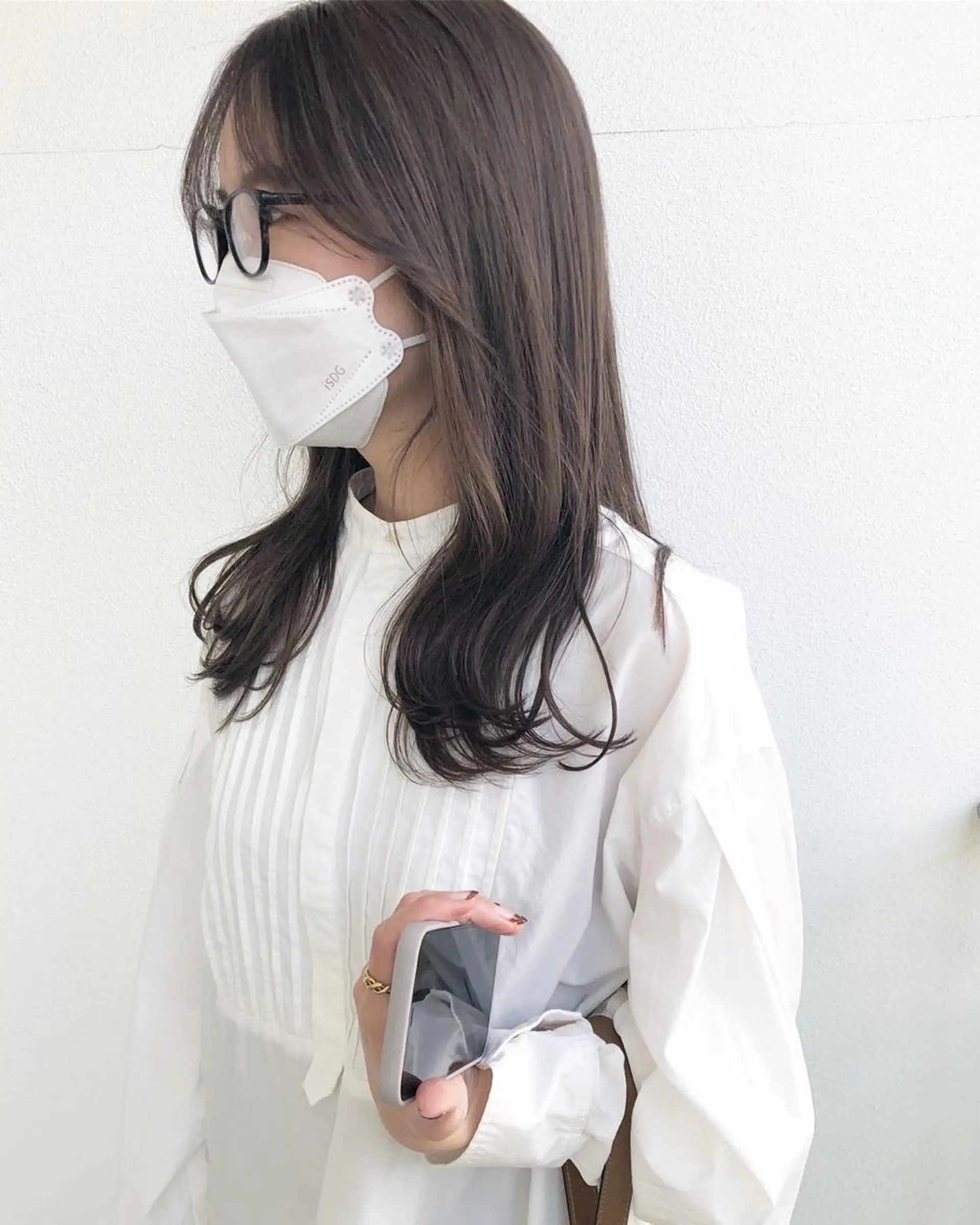 ミディアム 柔らかベージュ🩰/ 新潟駅/くるみのヘアスタイル