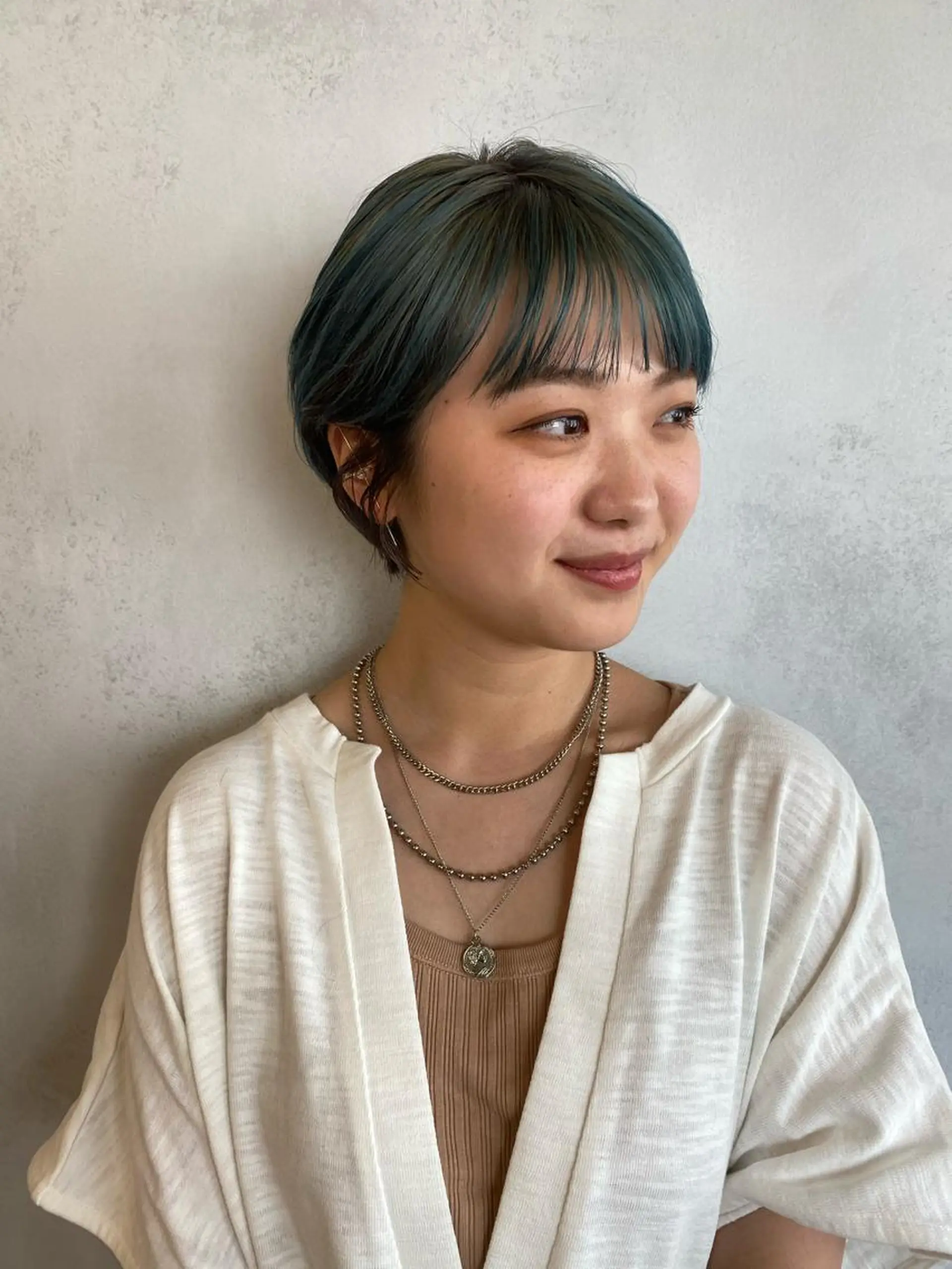 ショート ちばた/レイヤー 似合わせ/大阪中津のヘアスタイル