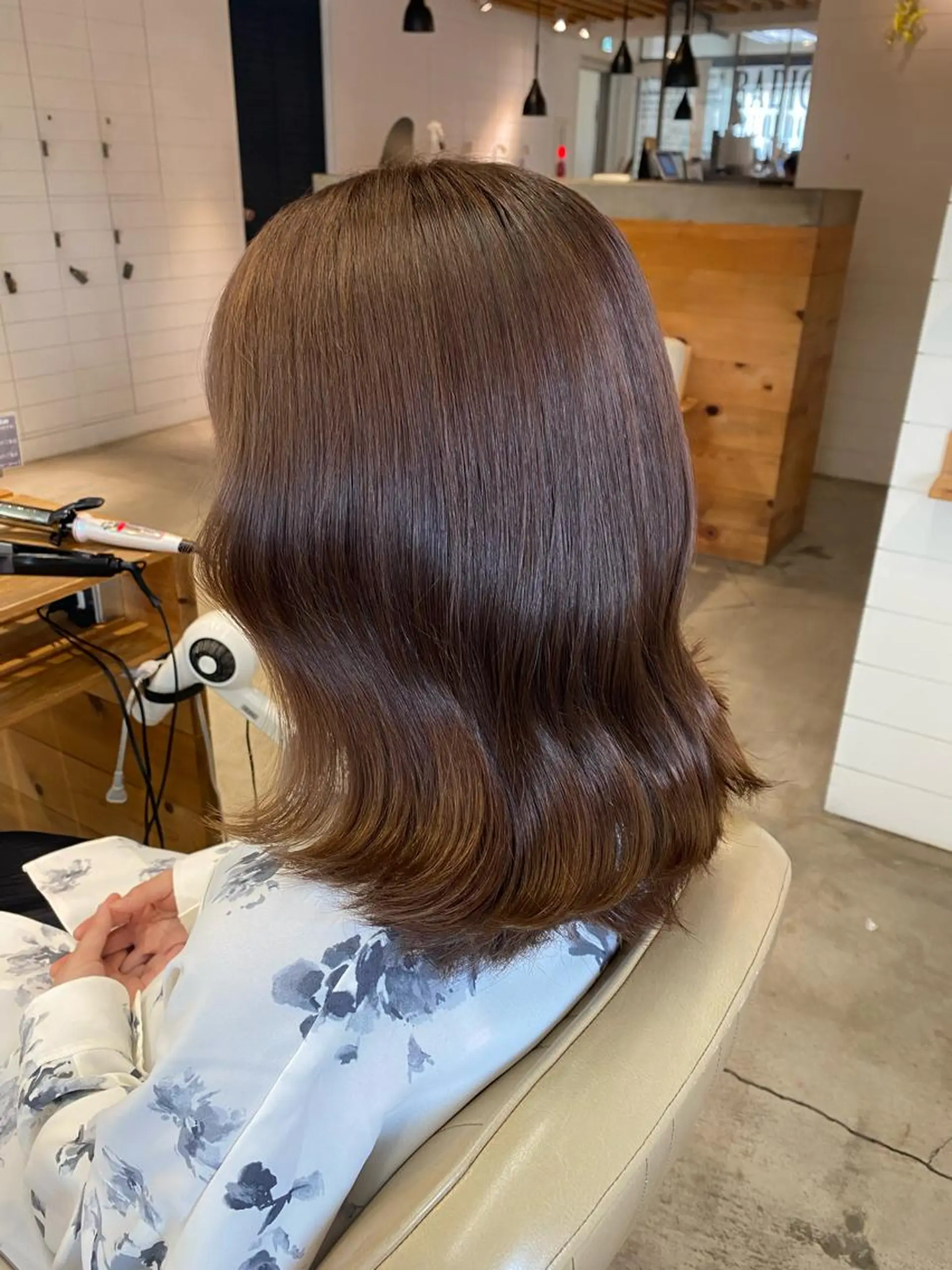 セミロング カット ヘアカラー 無料カット募集中🌷 ちひり𓂃𓈒♡‪のヘアスタイル