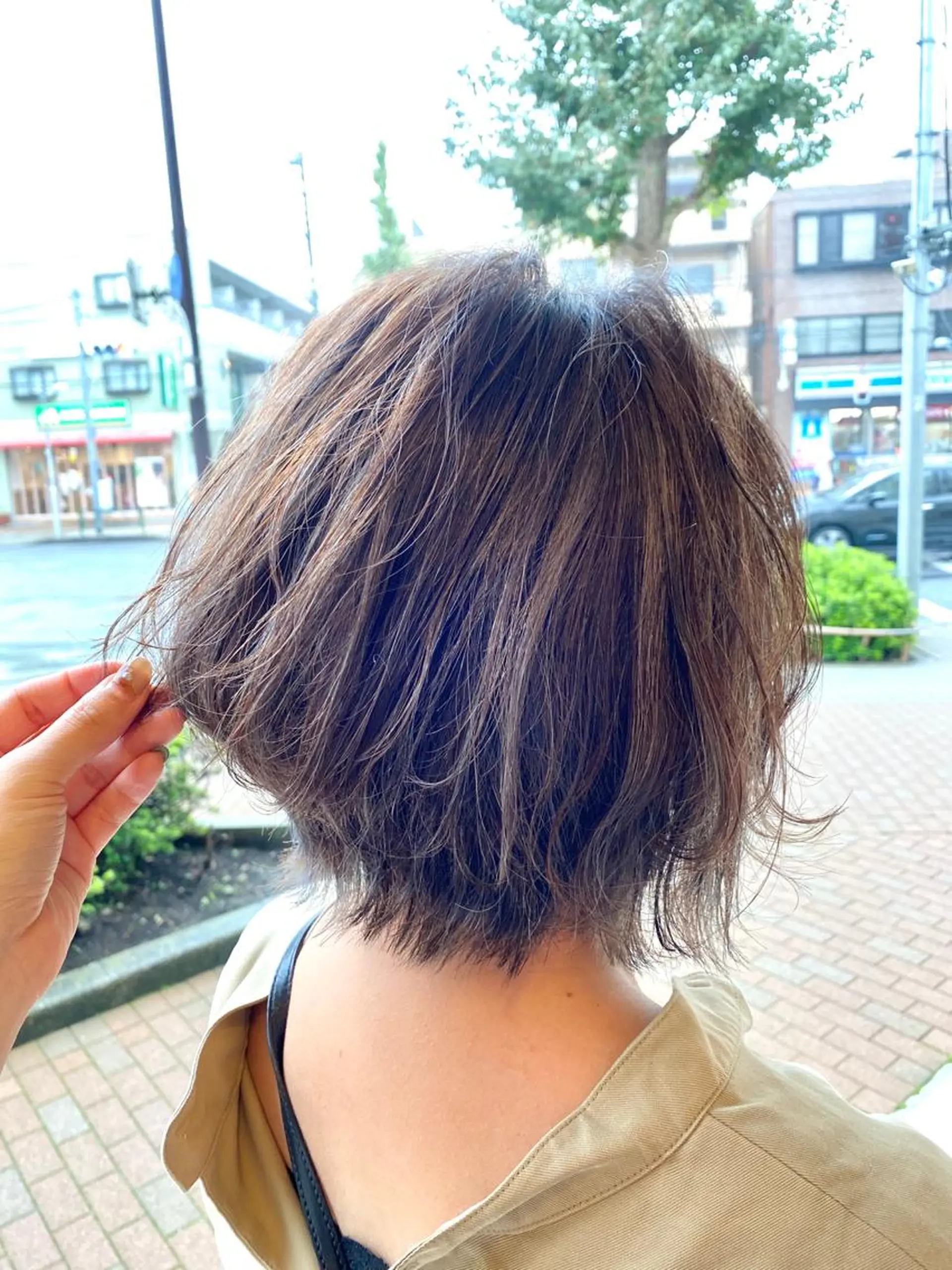 ショート カラー ハイライトカラー ハイライト 森 早希絵のヘアスタイル