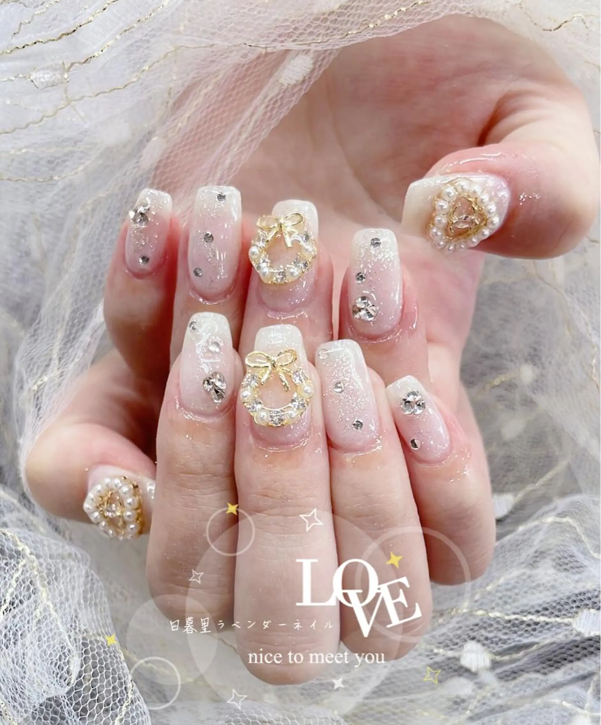 ネイル ラベンダー💖日暮里 ルル💖ネイルのネイルデザイン