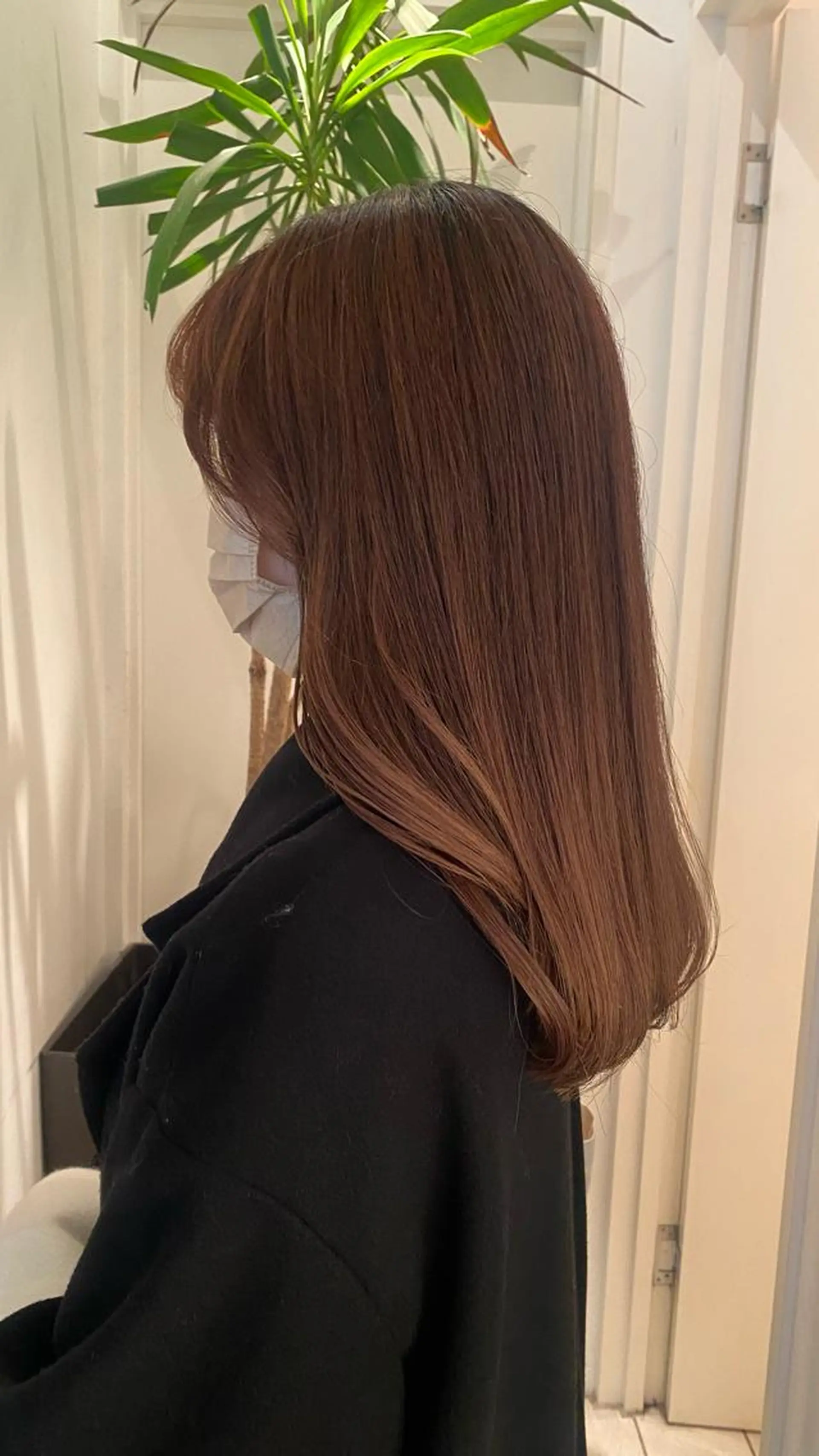 カラー 🎀調布仙川透明感オ リーブカラー干莉🎀のヘアスタイル