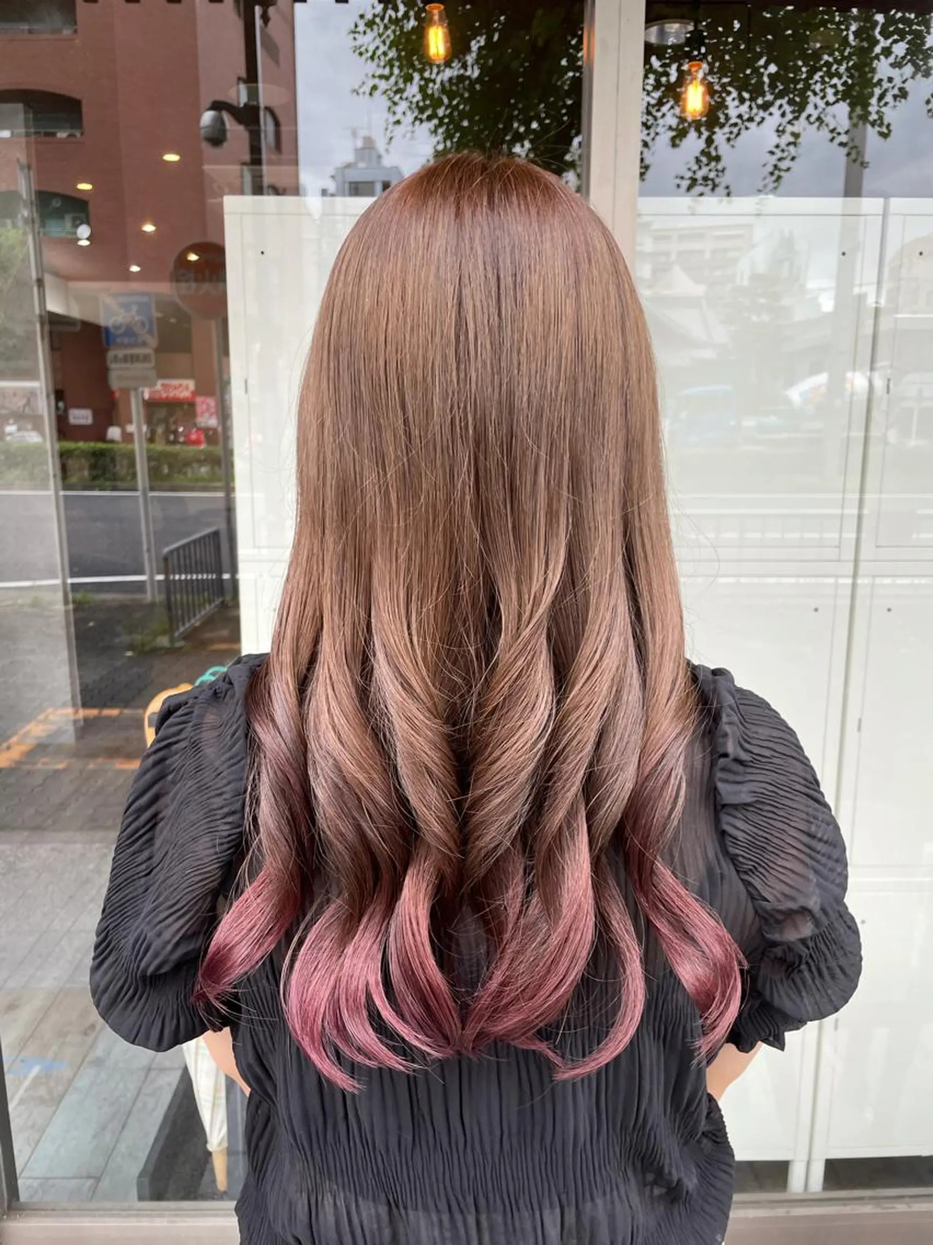 ロング カラー ヘアアレンジ ブリーチ 🫧ヒシダアキ /taboo🫧のヘアスタイル