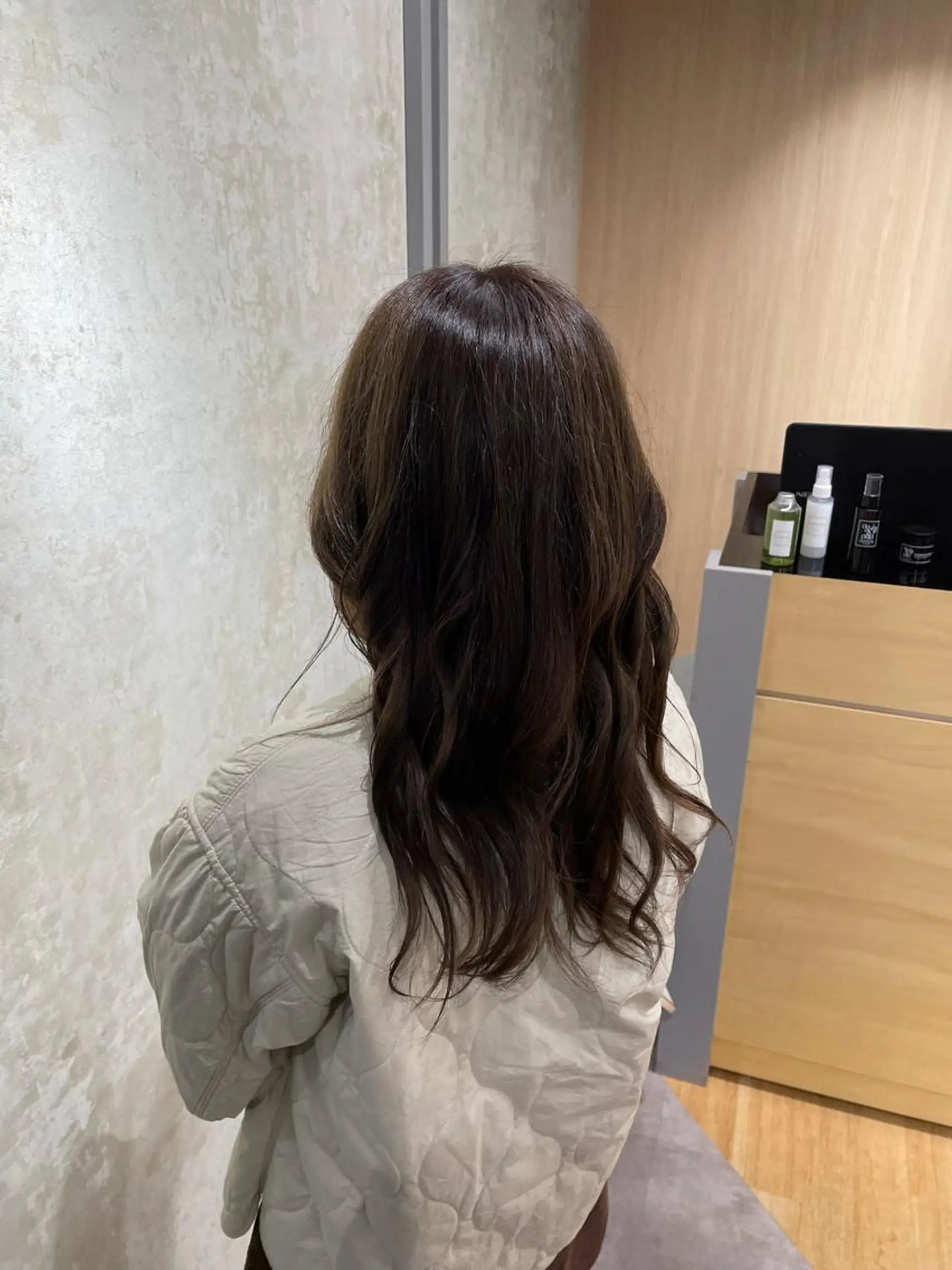 セミロング カラー ヘアカラー blanc hair 西中島MASARUのヘアスタイル