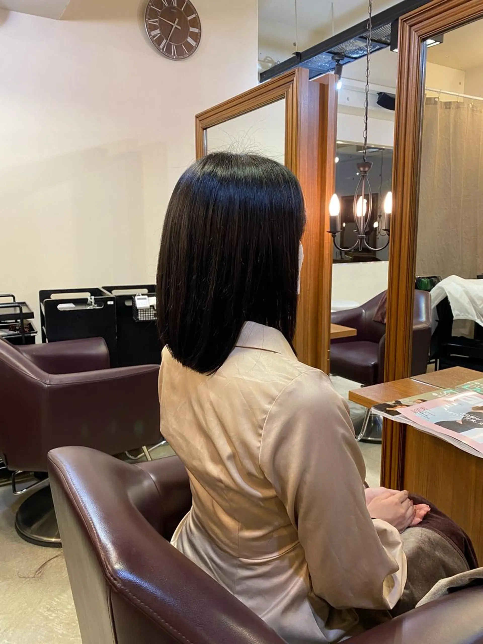 ミディアム ヘアアレンジ SALOWIN京都河原町Suite店所属・外国人風レイヤー/ ハイトーンSHUのヘアスタイル