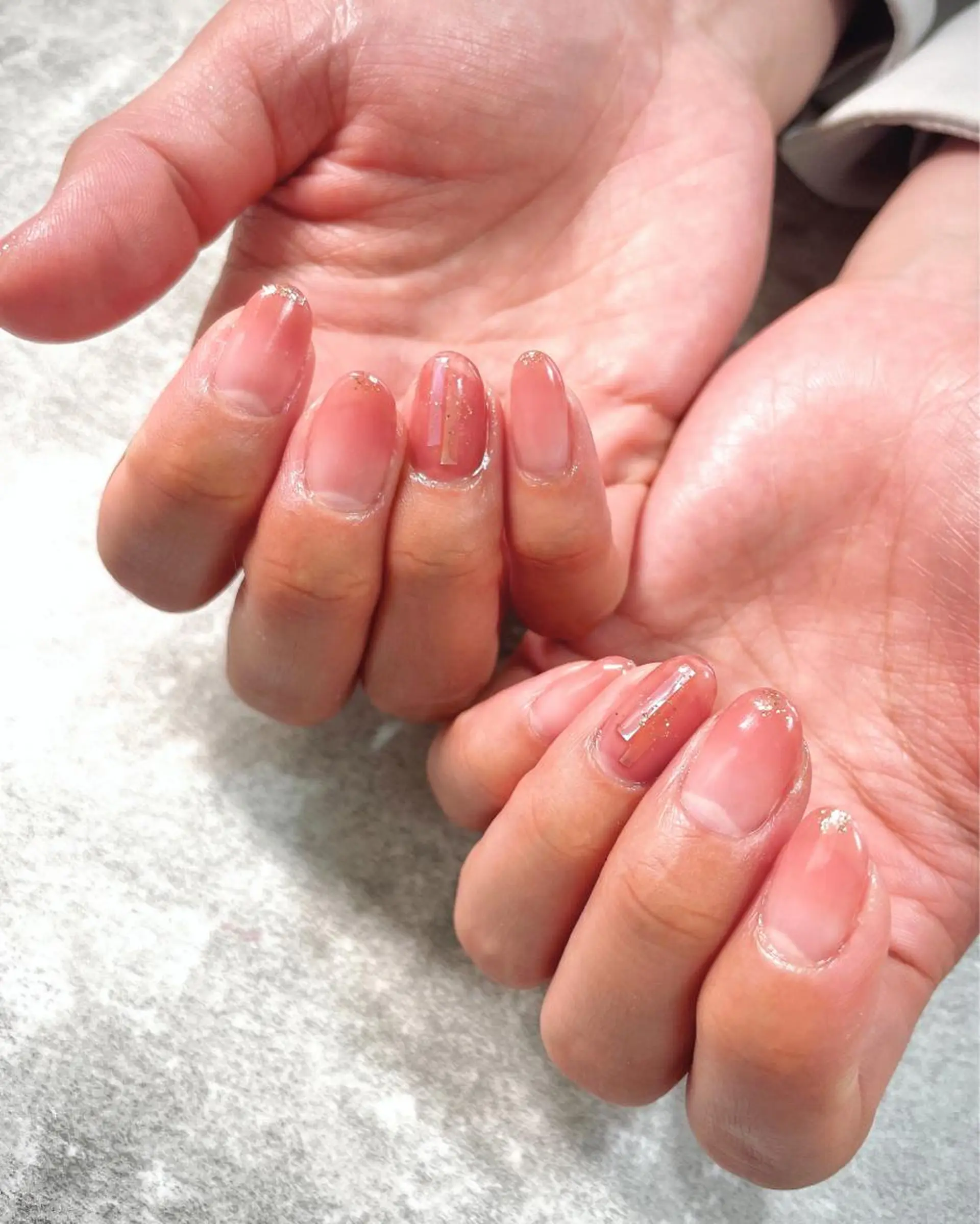 ネイル ラメ(グリッター) ハンドネイル nail moanaのネイルデザイン