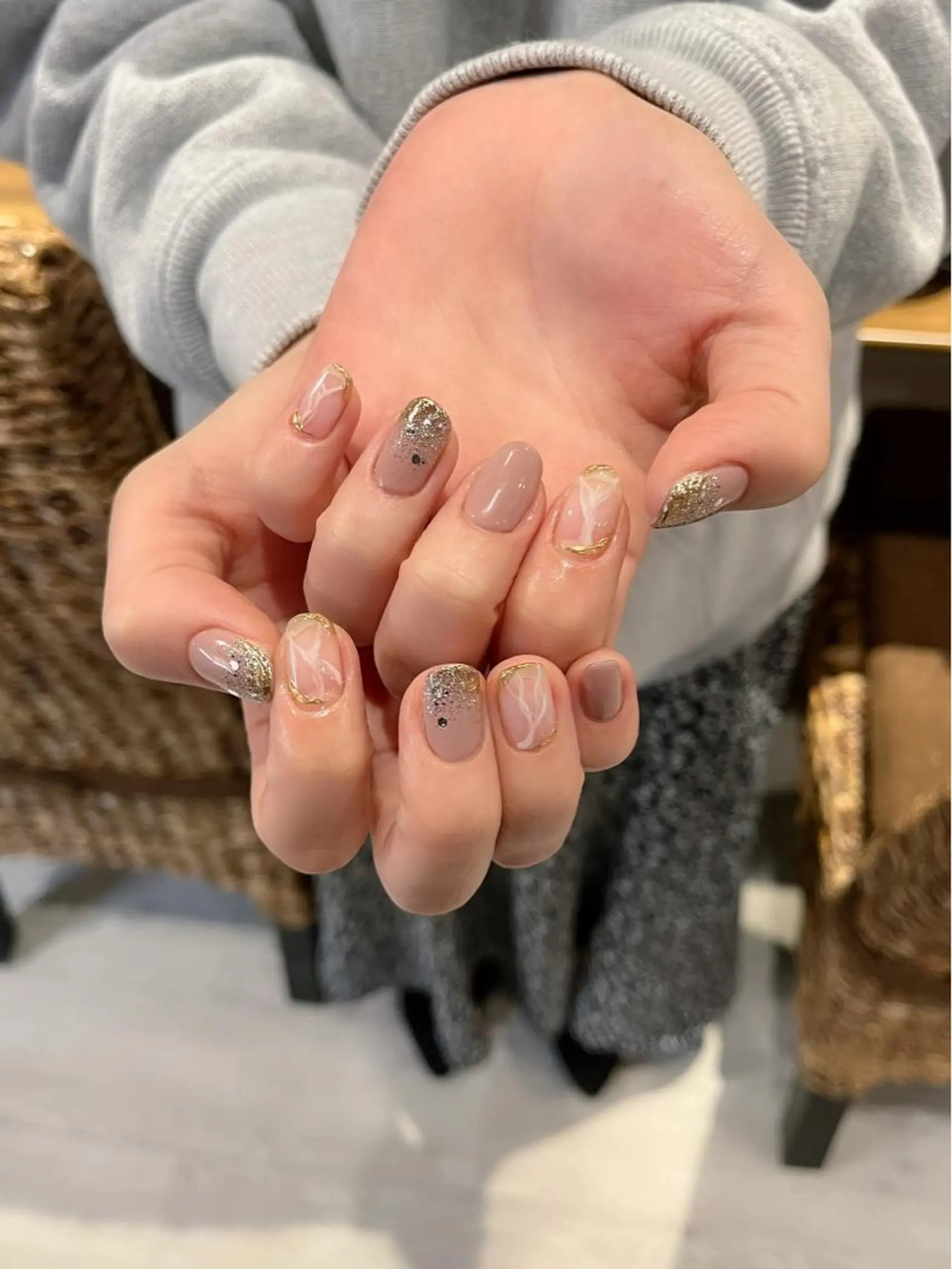 ネイル 持ち込み Protea ❁⃘*.ﾟ清家 美穂のネイルデザイン