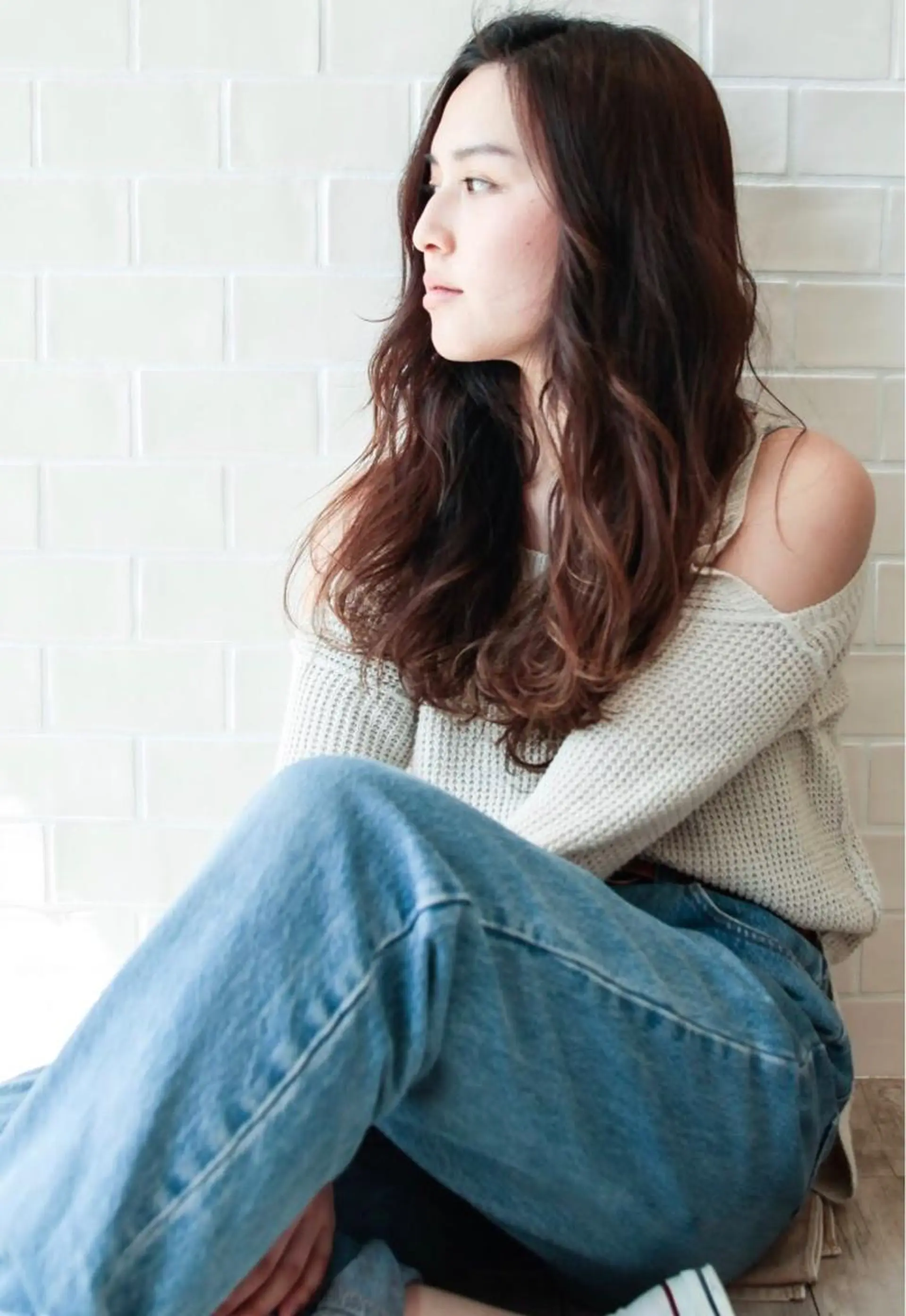 ロング カラー パーマ ロング 🌈限定価格🌈 鈴木　瑛輔のヘアスタイル