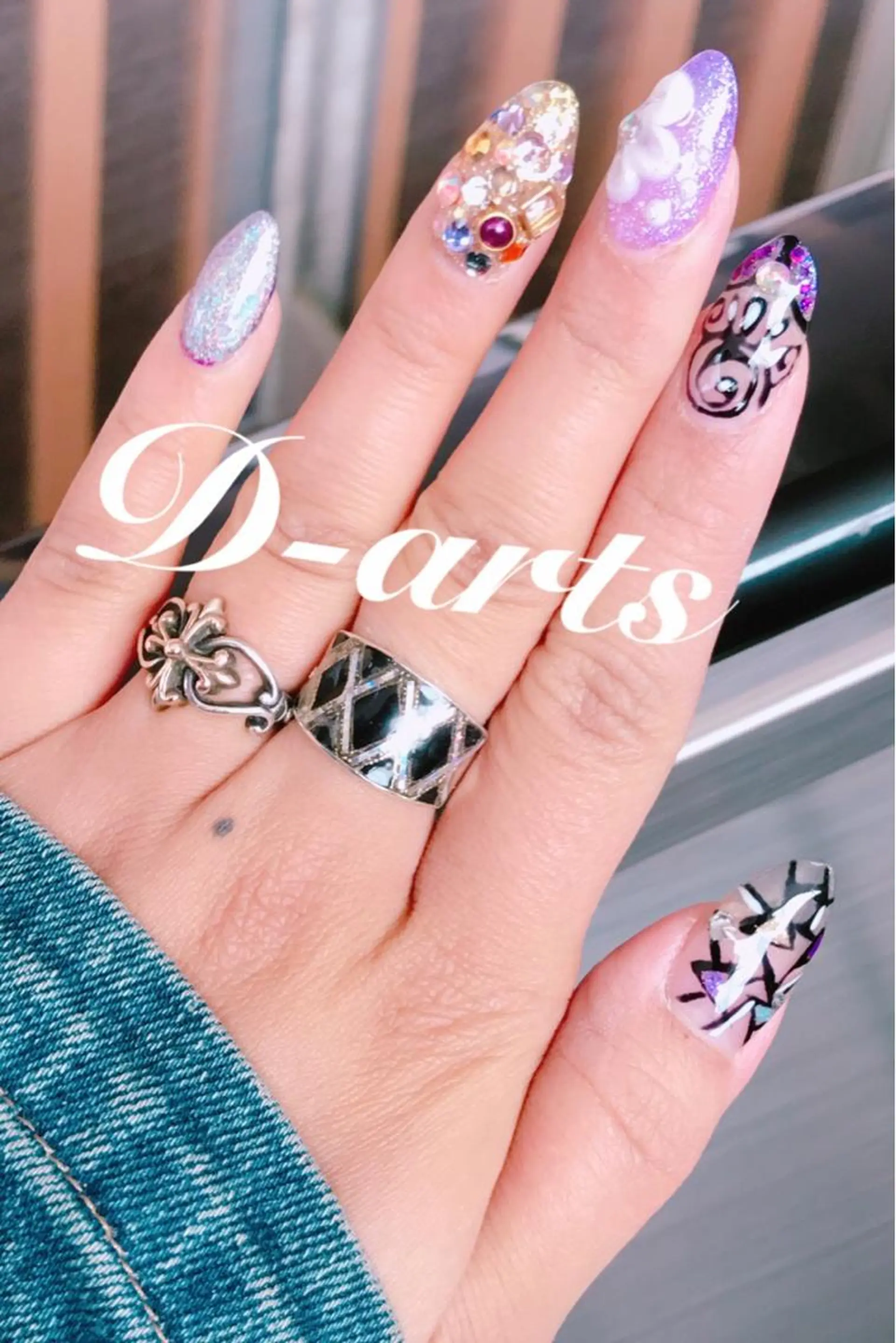 ネイル クリアネイル S&S 村田小百合のネイルデザイン