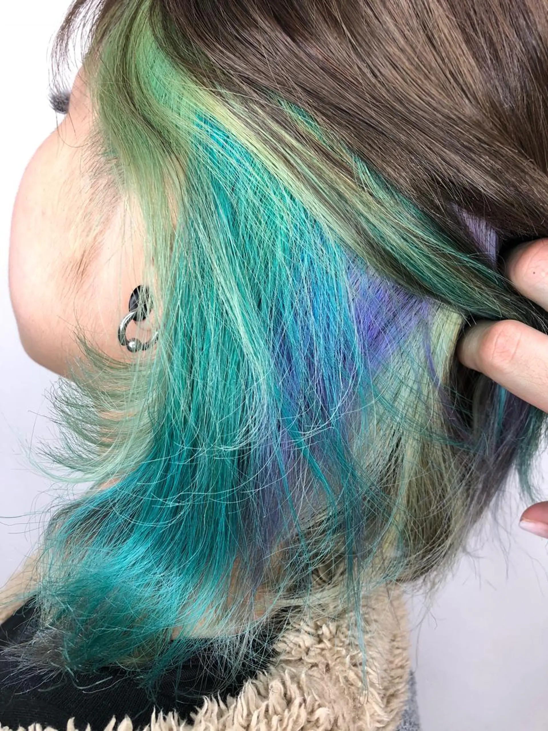 カラー インナーカラー 美容室 HAKUAのヘアスタイル