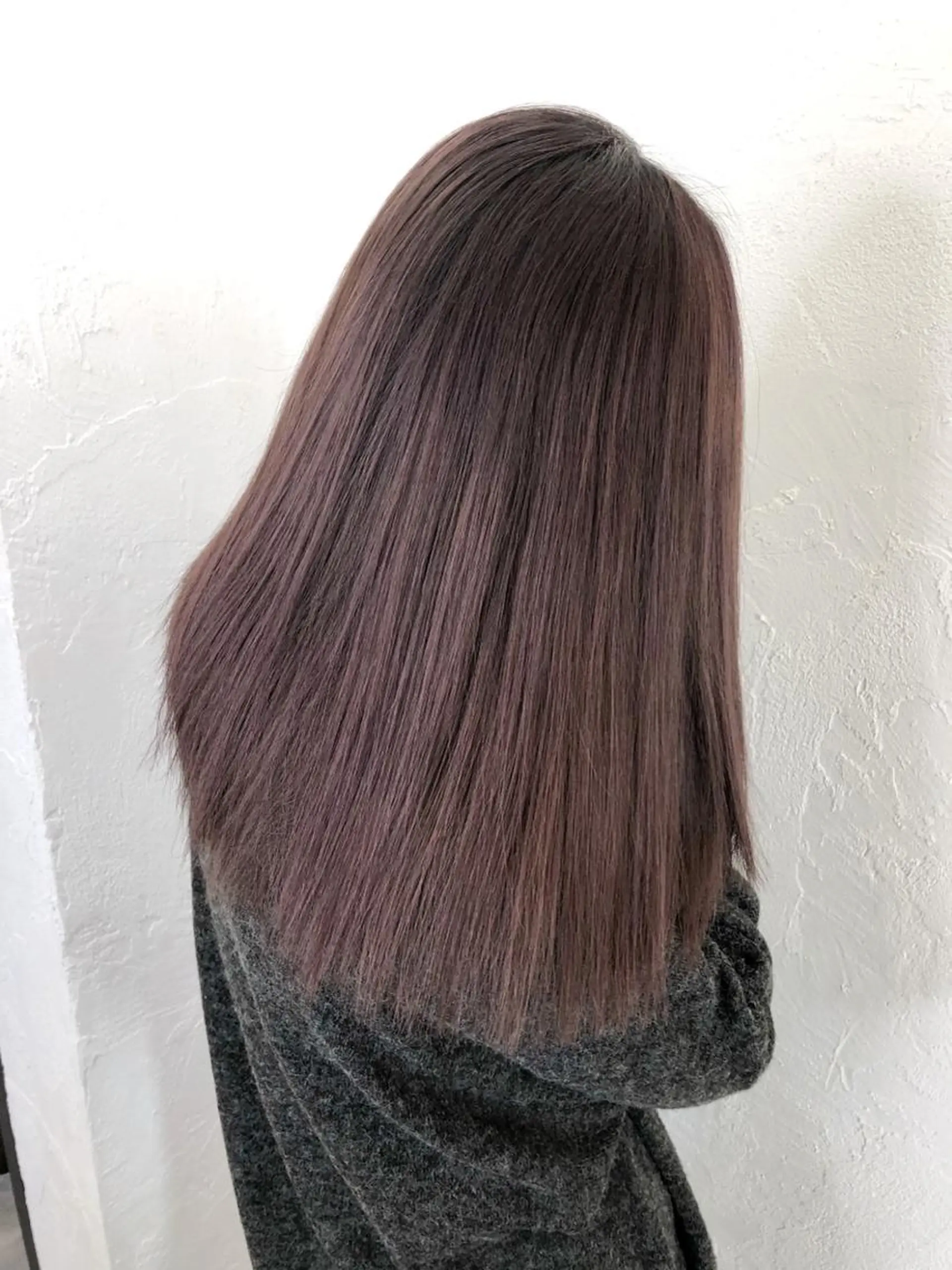 セミロング カラー 新宿/髪質改善 艶カラー👶Renaのヘアスタイル