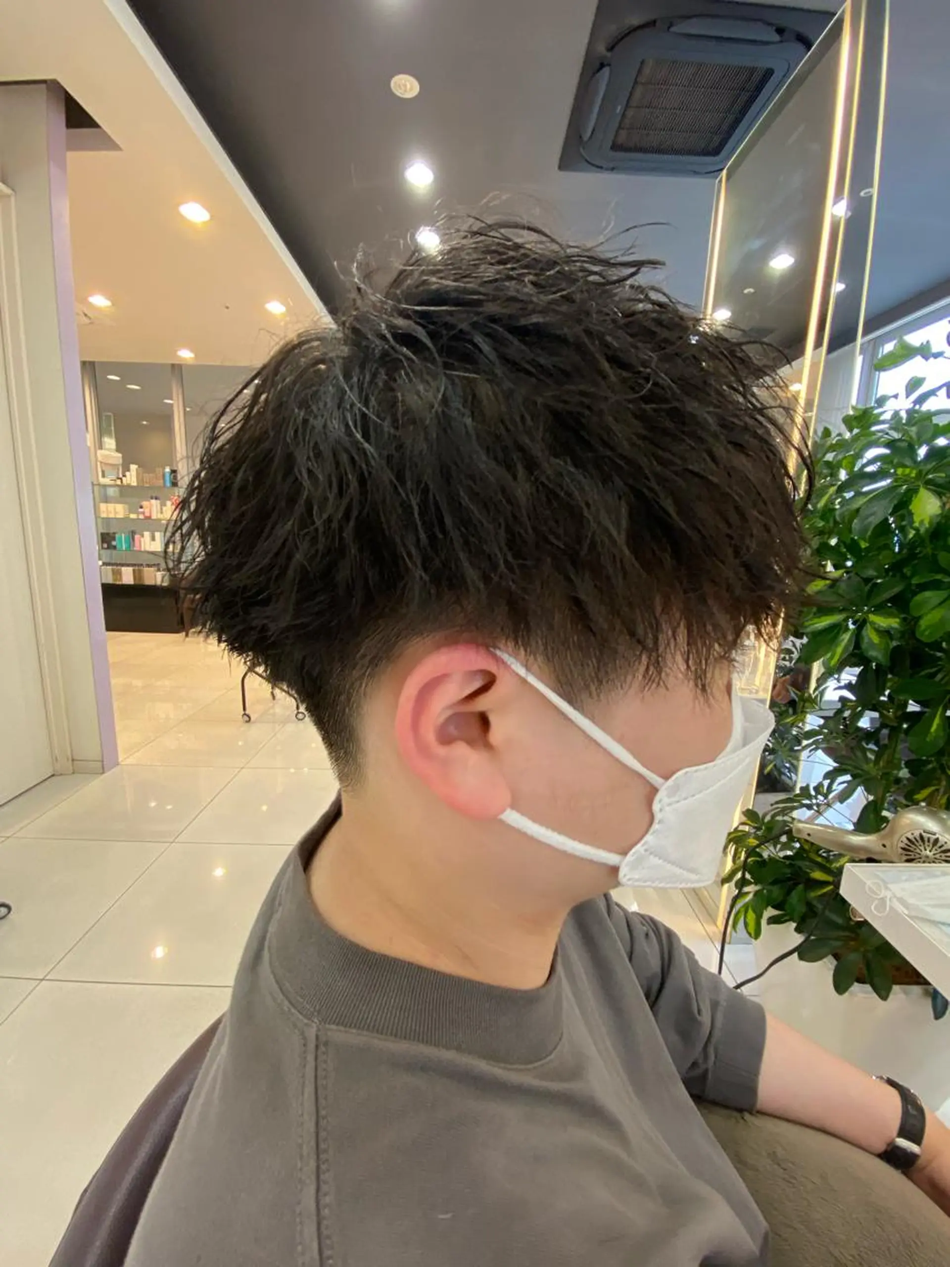 ショート パーマ メンズ カット パーマ メンズサロン/戸塚駅 東口3分/冨田大輝のヘアスタイル