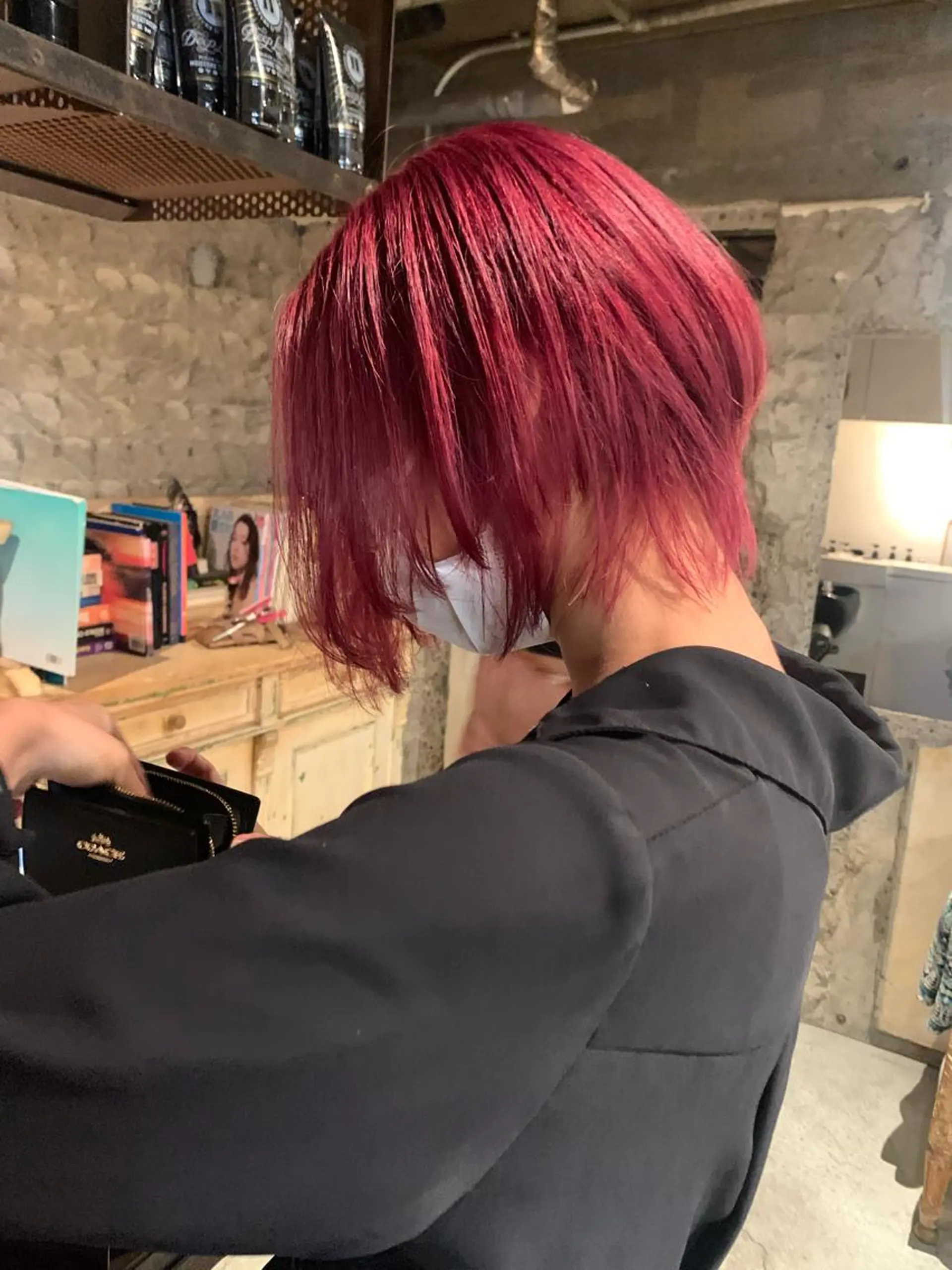 ミディアム カラー ピンクカラー 似合わせカラー🫶 小川千波のヘアスタイル