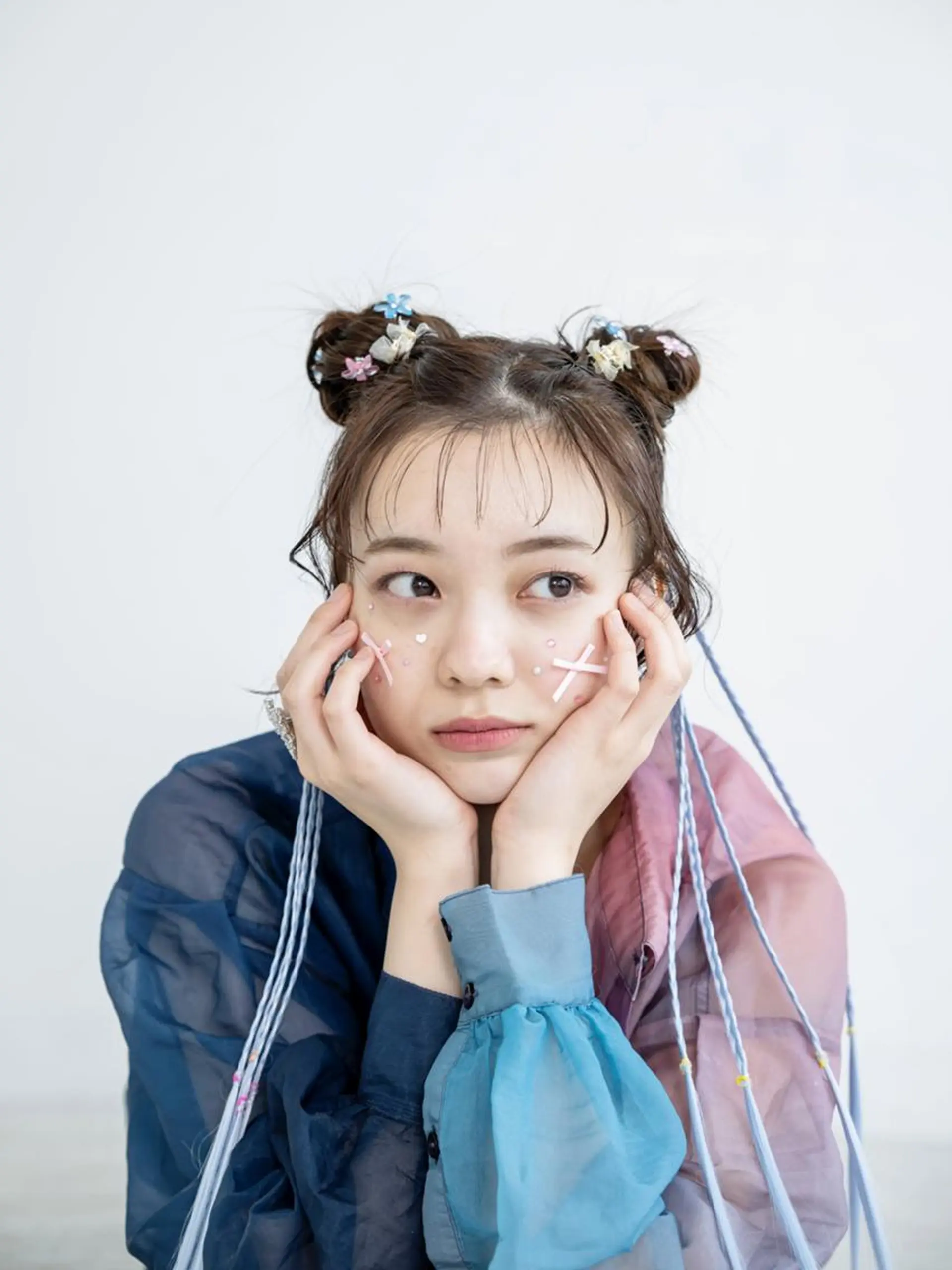 セミロング ヘアアレンジ SOURCE 天王寺のヘアスタイル