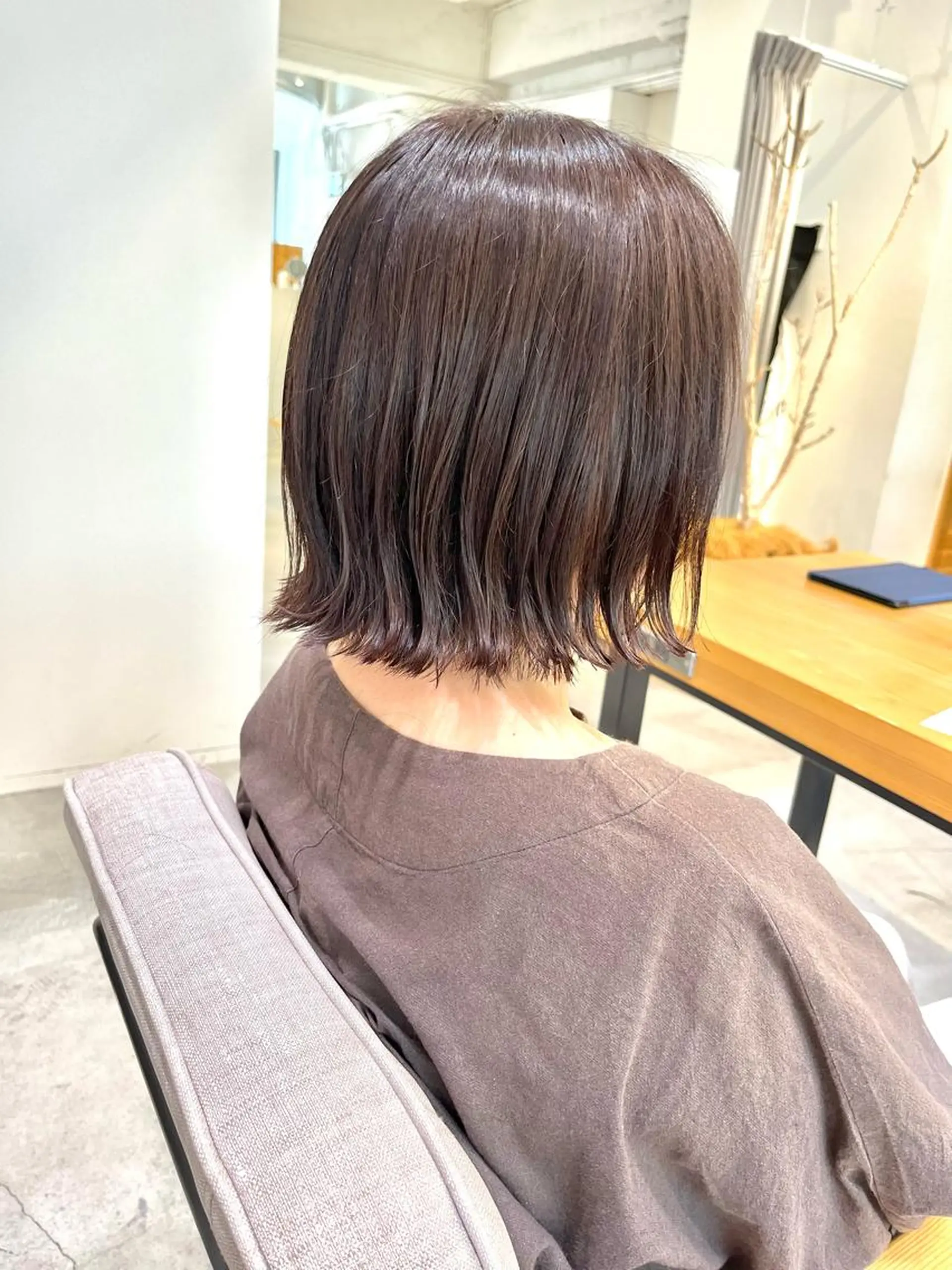 ミディアム カット ヘアカラー トリートメント 宮永 瑞樹のヘアスタイル