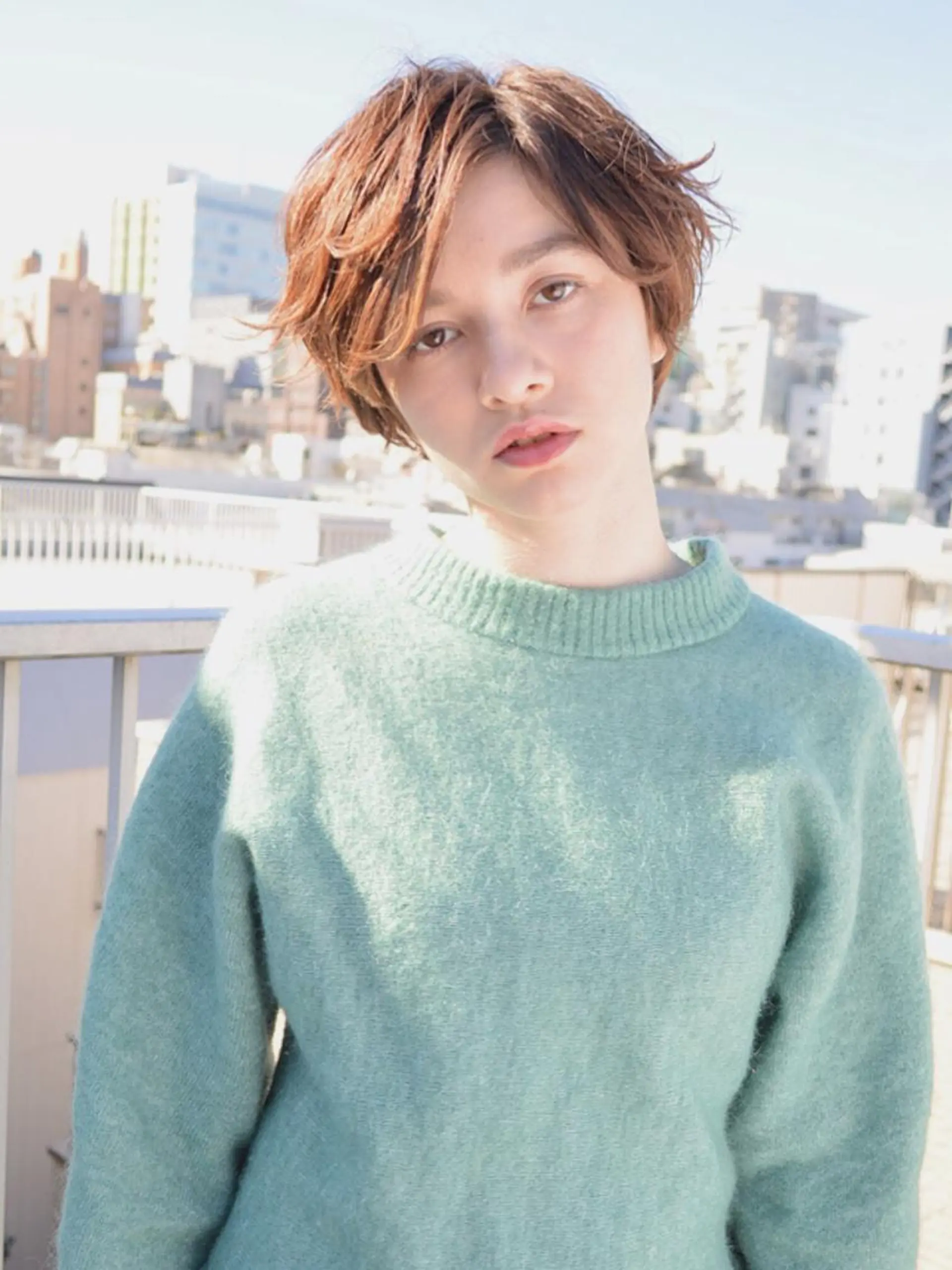 ショート カラー パーマ 小顔ショート✁ ⁂Yukari⁂のヘアスタイル