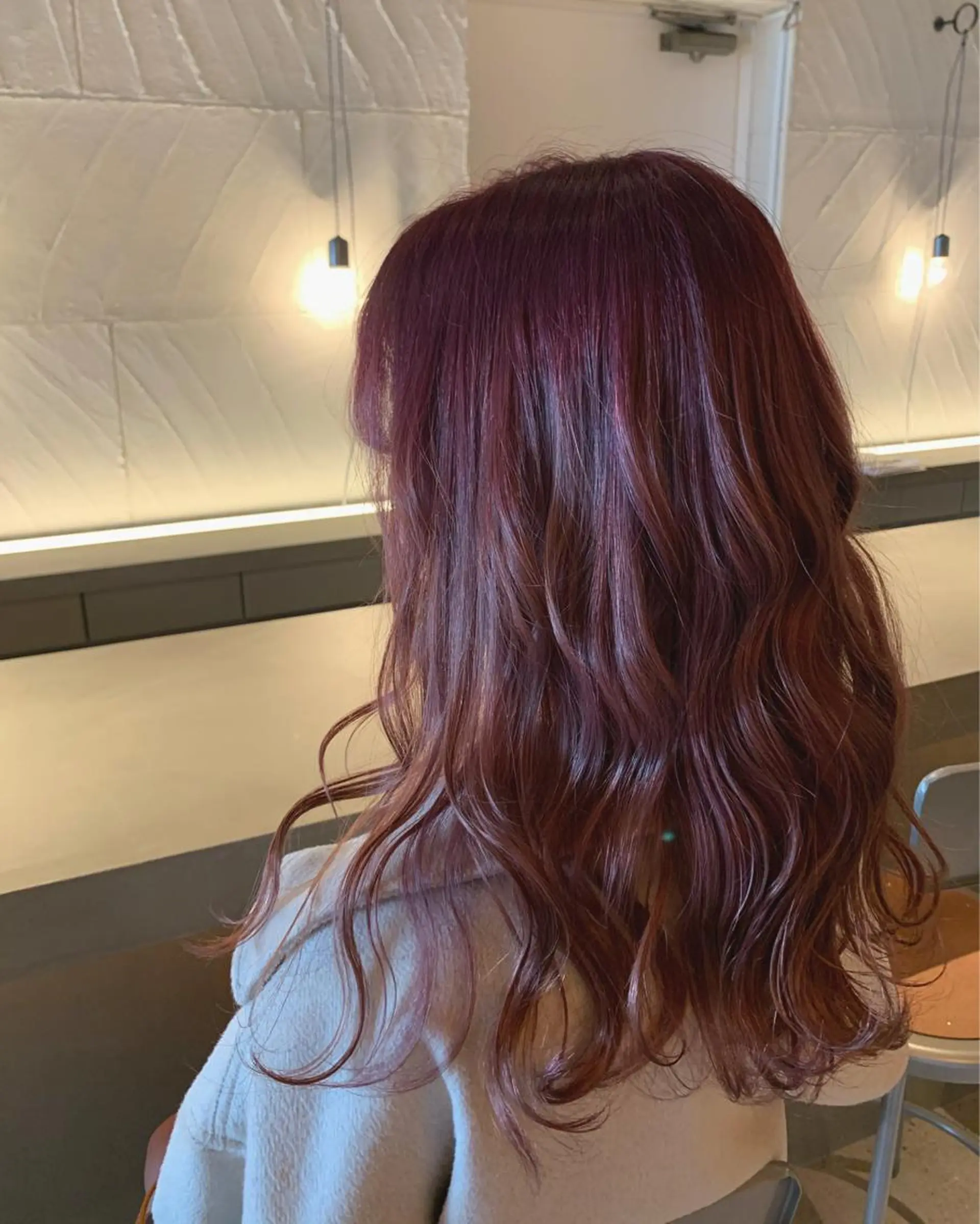 セミロング カラー ブリーチ/アレンジ 天満/chihiroのヘアスタイル