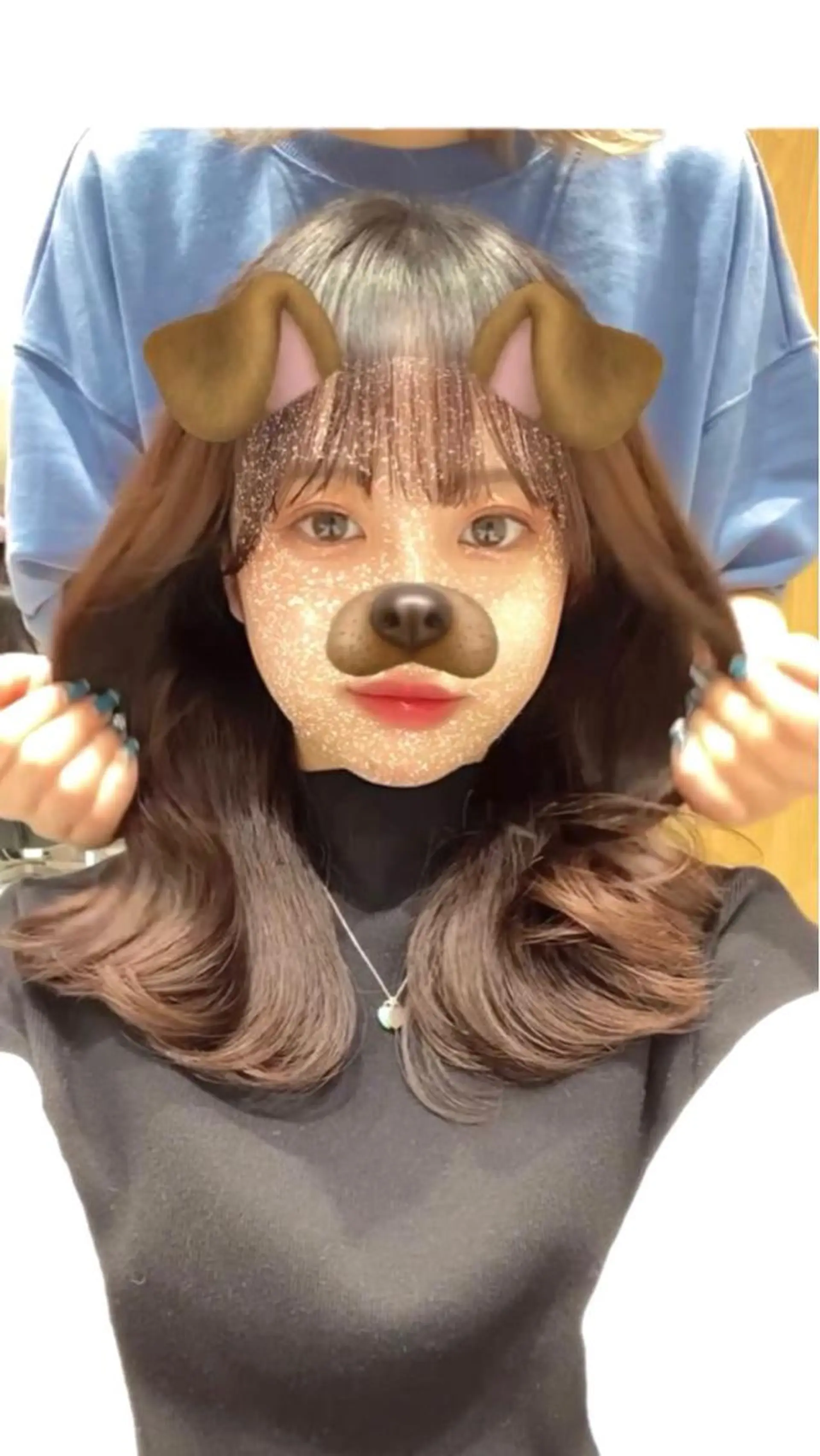 セミロング カラー パーマ 小野寺瑞希 /最小顔カットのヘアスタイル