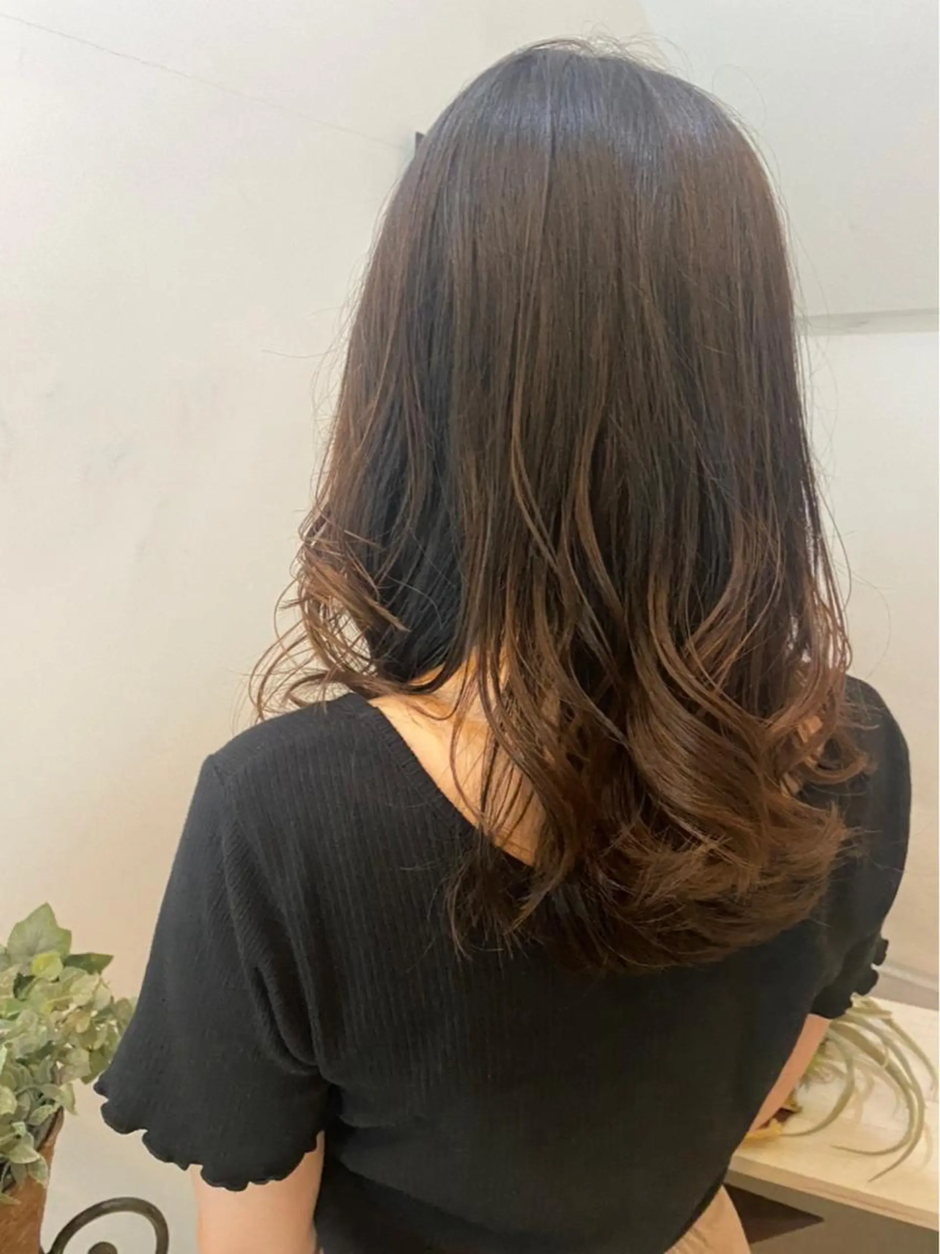 セミロング トリートメント ✨垢抜け✨3Dカラー 山本美侑のヘアスタイル