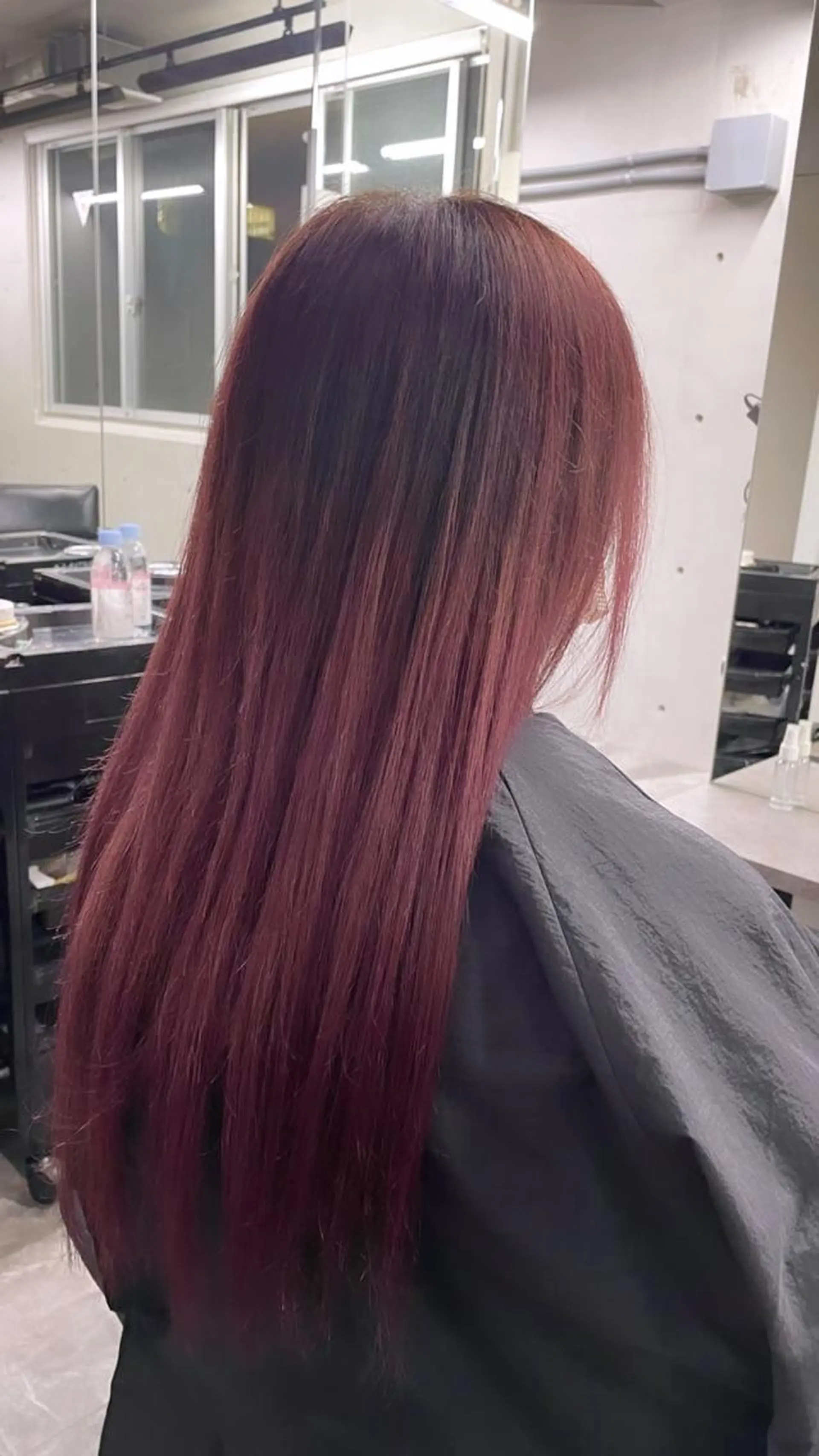 セミロング ピンクラベンダー レイヤーカット REDEAL SHIBUYA所属・maya/レイヤー カット/ミインパーマのヘアスタイル