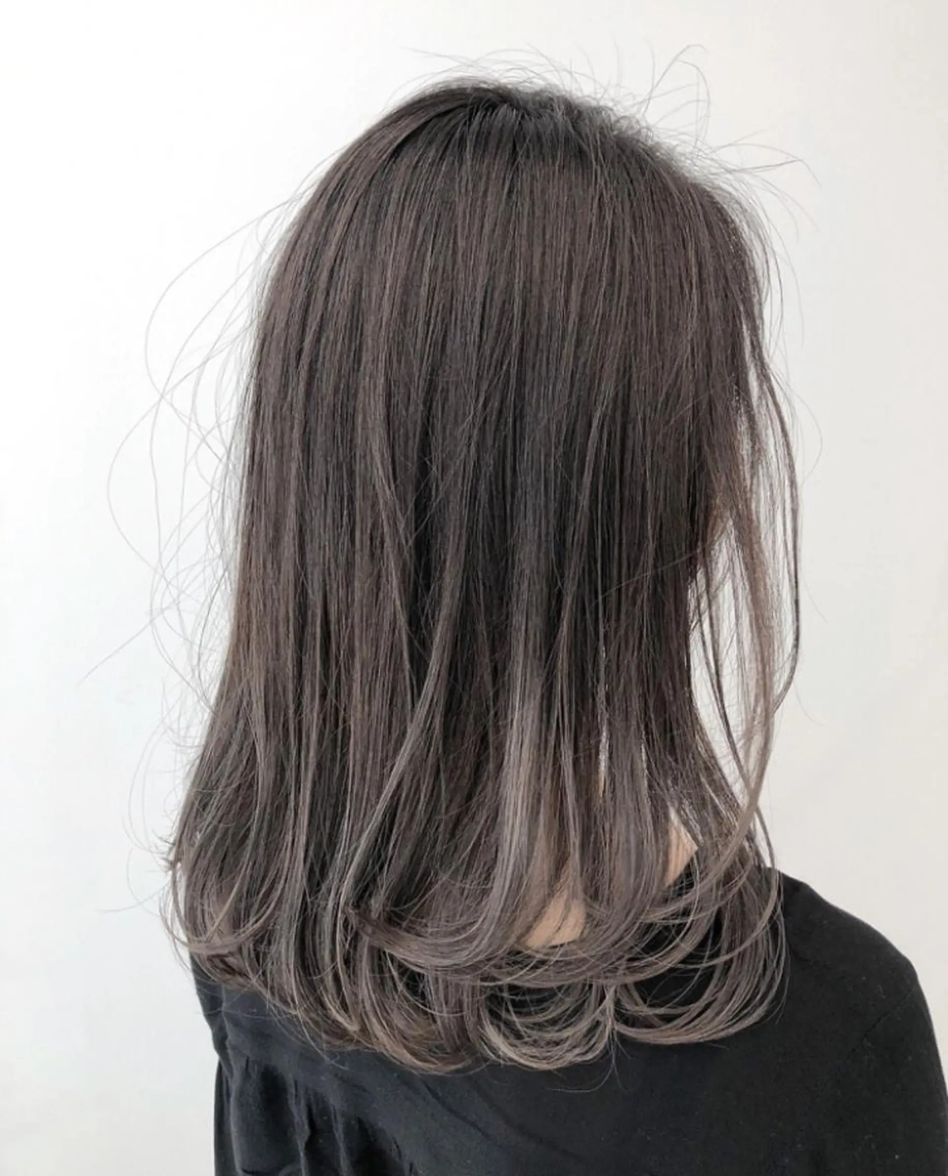 ミディアム カラー カット ヘアカラー ヘアセット 💛髪質改善/透明感 カラー🧡reikaのヘアスタイル