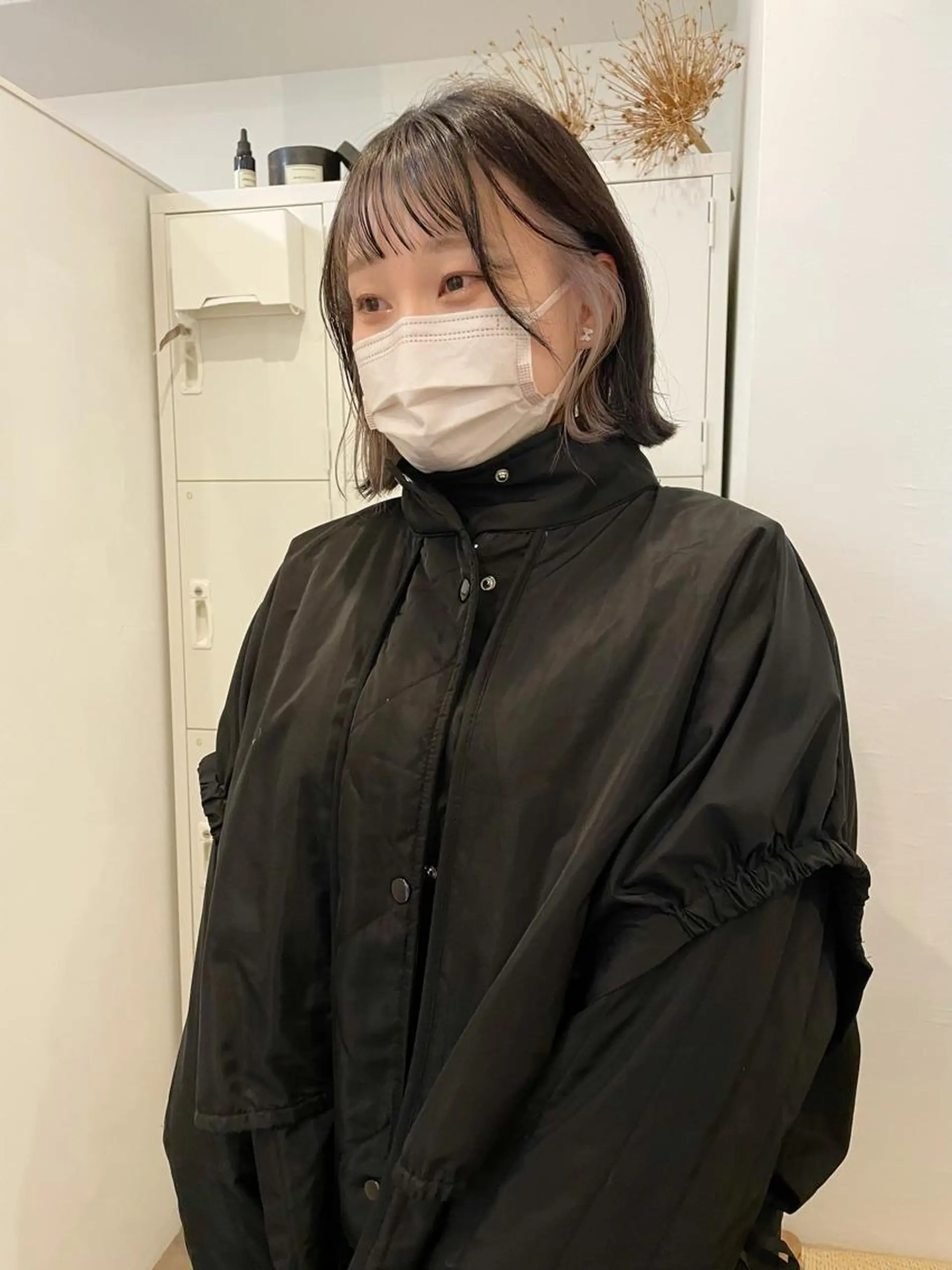 ミディアム カラー 佐藤 永夏のヘアスタイル