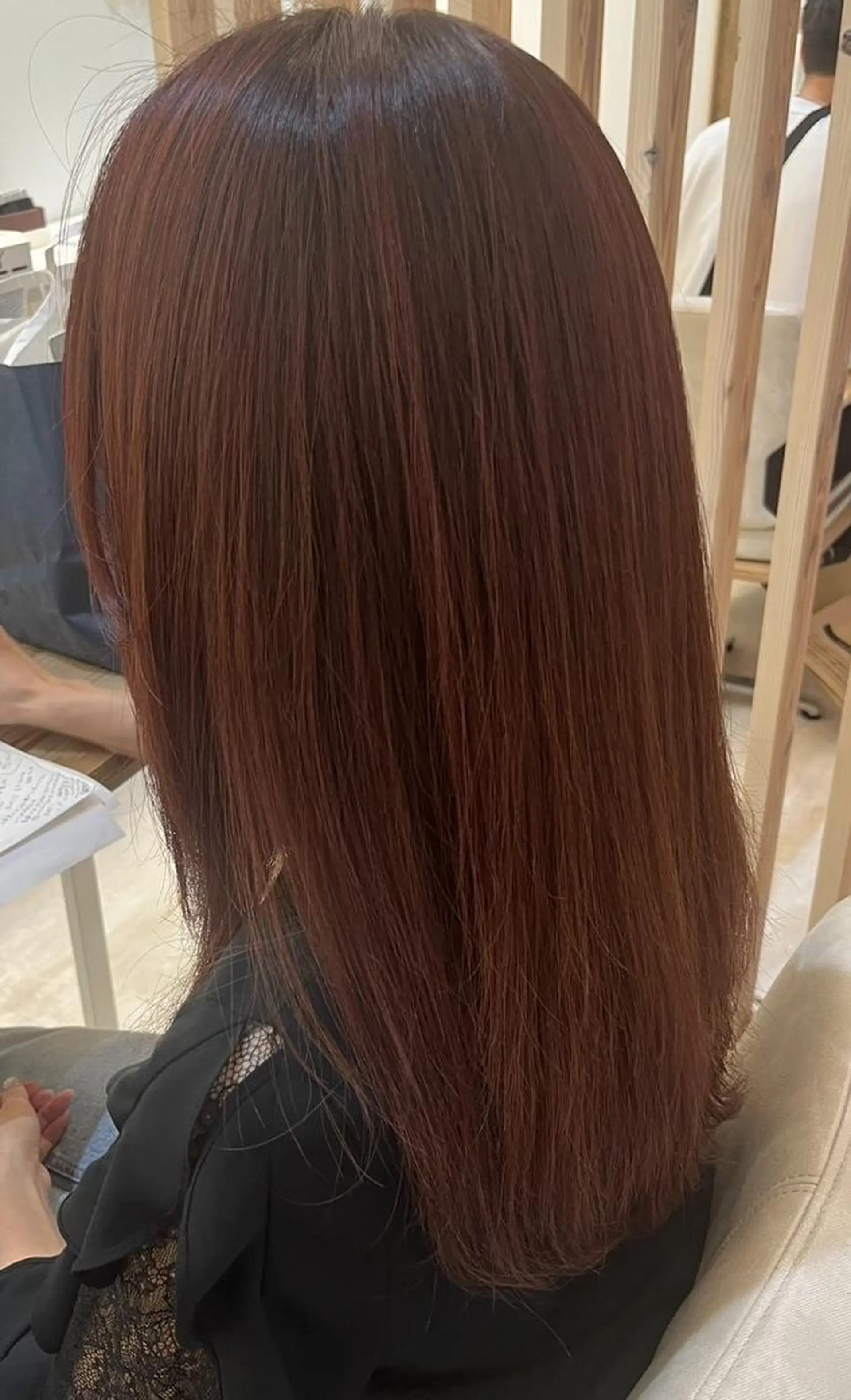 セミロング 髪質改善 トリートメント 須藤 百合香のヘアスタイル