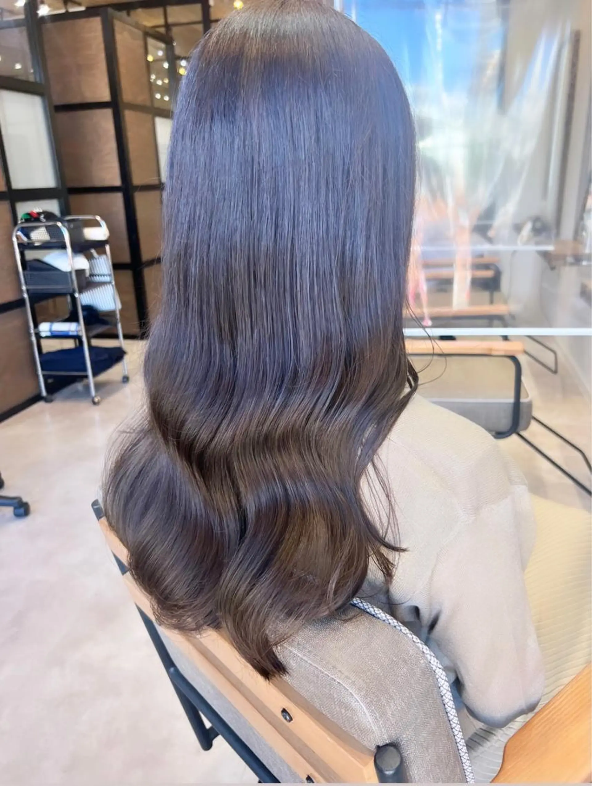 ロング カラー カット ヘアカラー トリートメント ヘアセット 名古屋/髪質改善/ 透明感SHIZUKAのヘアスタイル